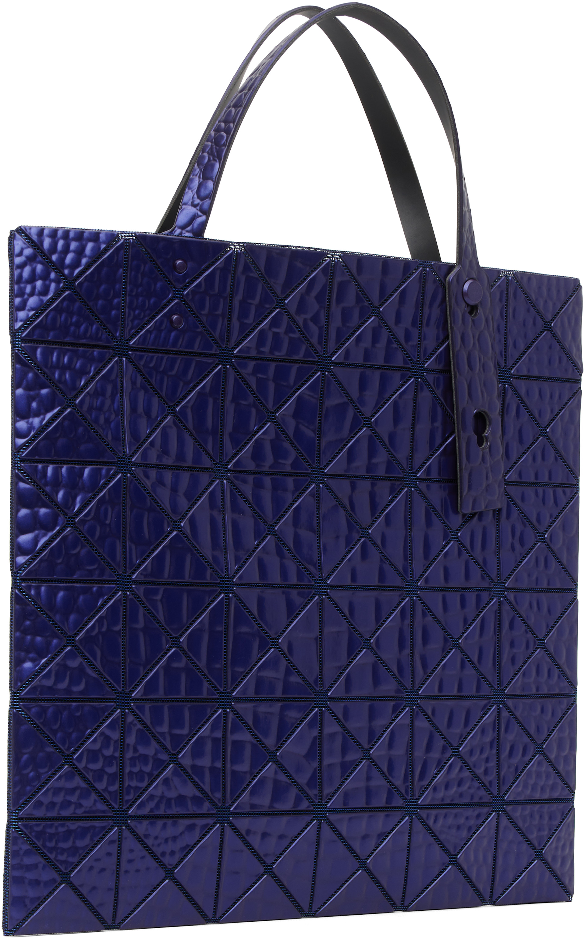 BAO BAO ISSEY MIYAKE: Blue Meta Kaiju Tote | SSENSE