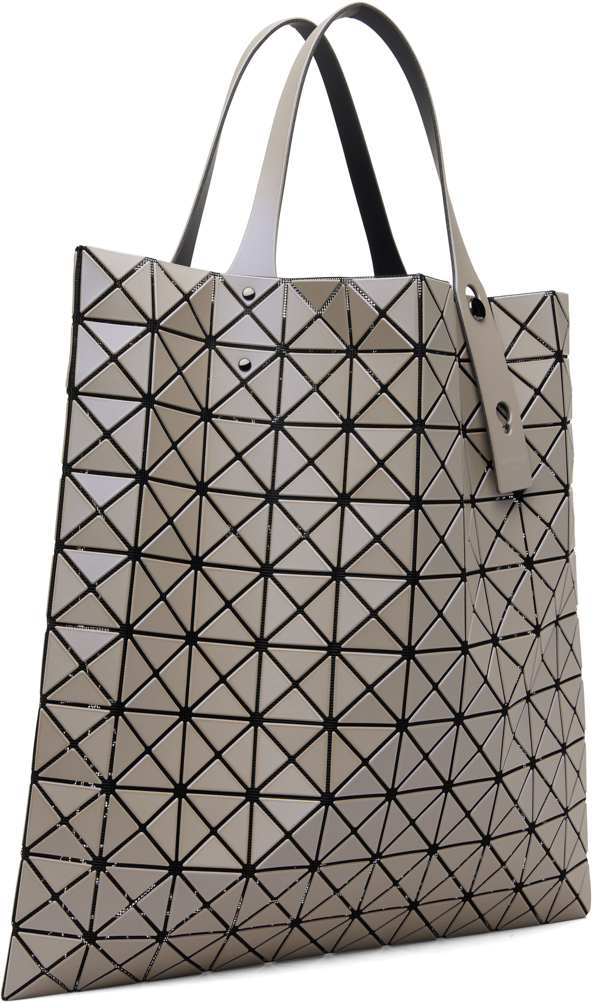 BAO BAO ISSEY MIYAKE: Gray Prism Matte-2 Tote | SSENSE