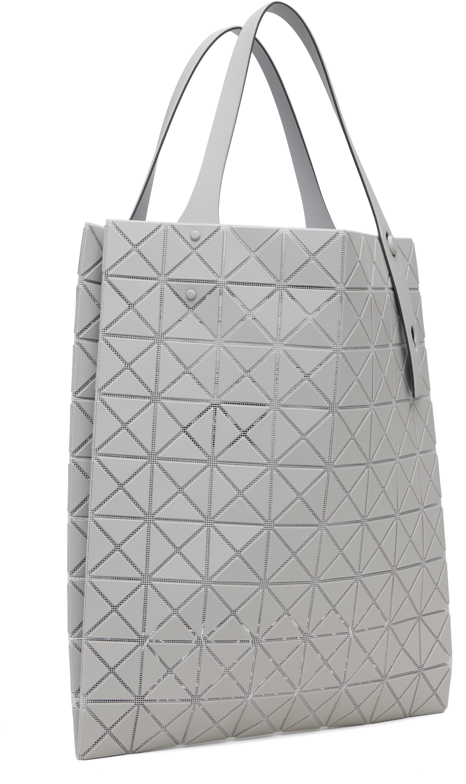 BAO BAO ISSEY MIYAKE: Gray Prism Plus Tote | SSENSE
