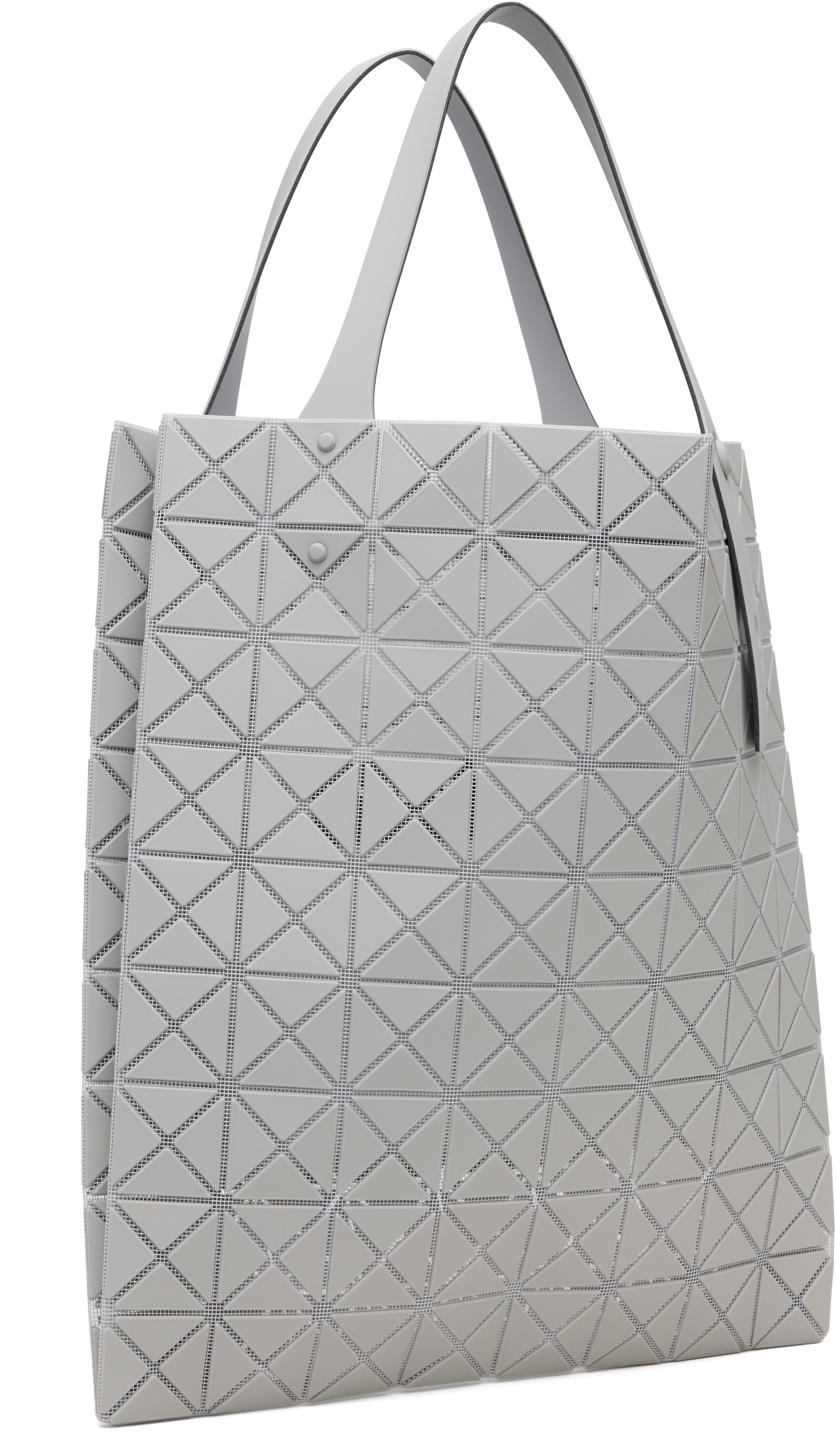 BAO BAO ISSEY MIYAKE: Gray Prism Plus Tote | SSENSE