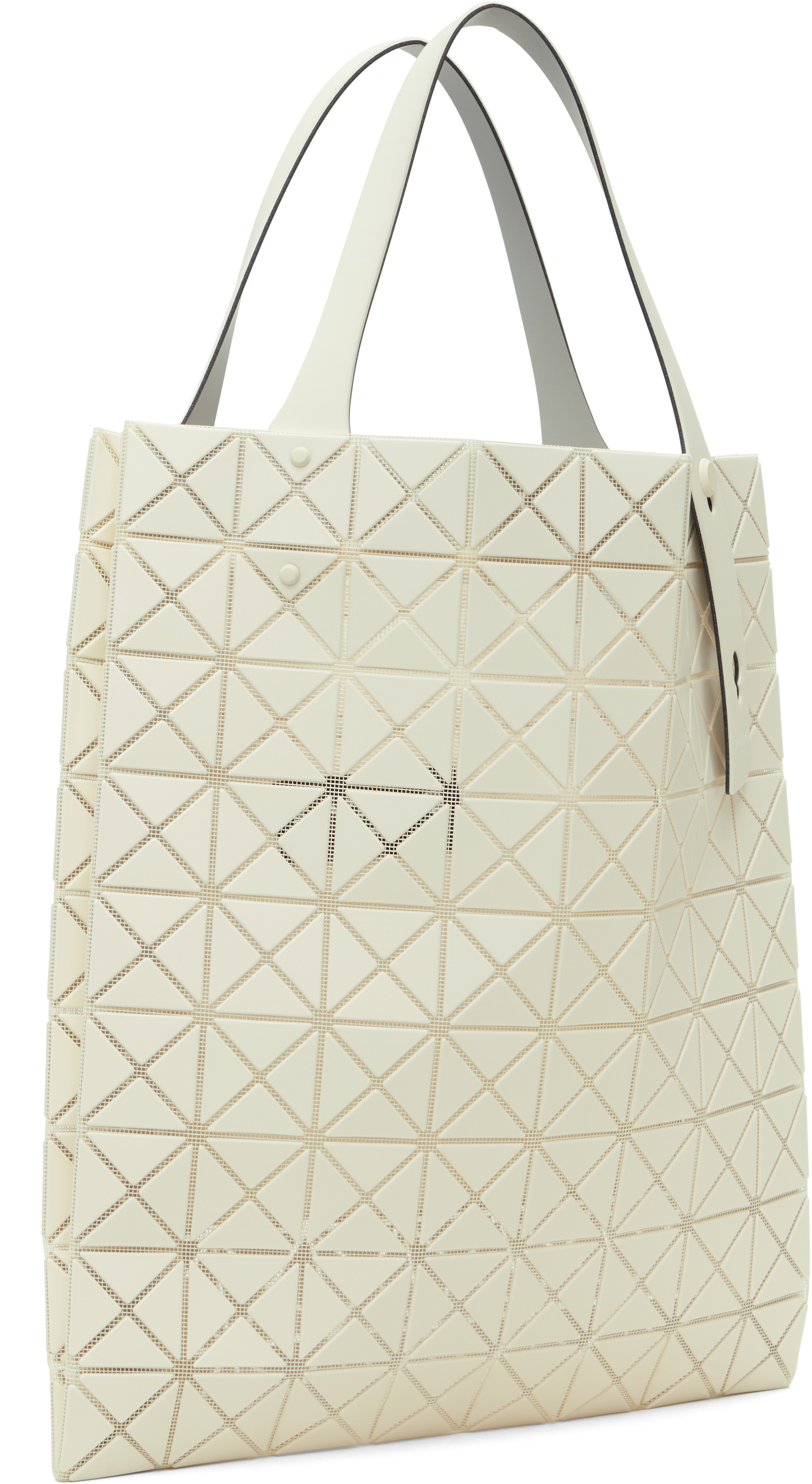 BAO BAO ISSEY MIYAKE: Off-White Prism Plus Tote | SSENSE