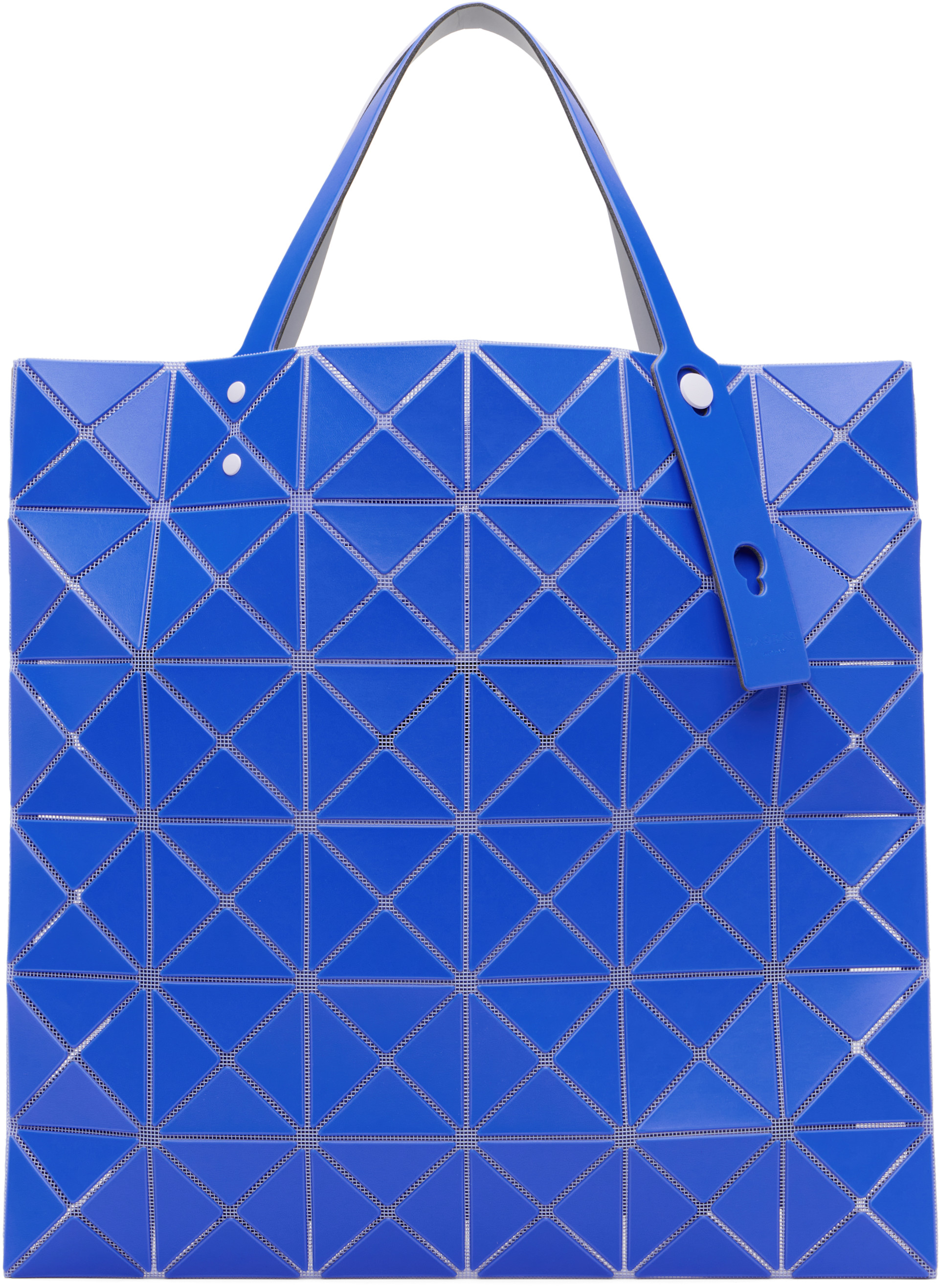 BAO BAO ISSEY MIYAKE: Blue Lucent W Color Tote | SSENSE