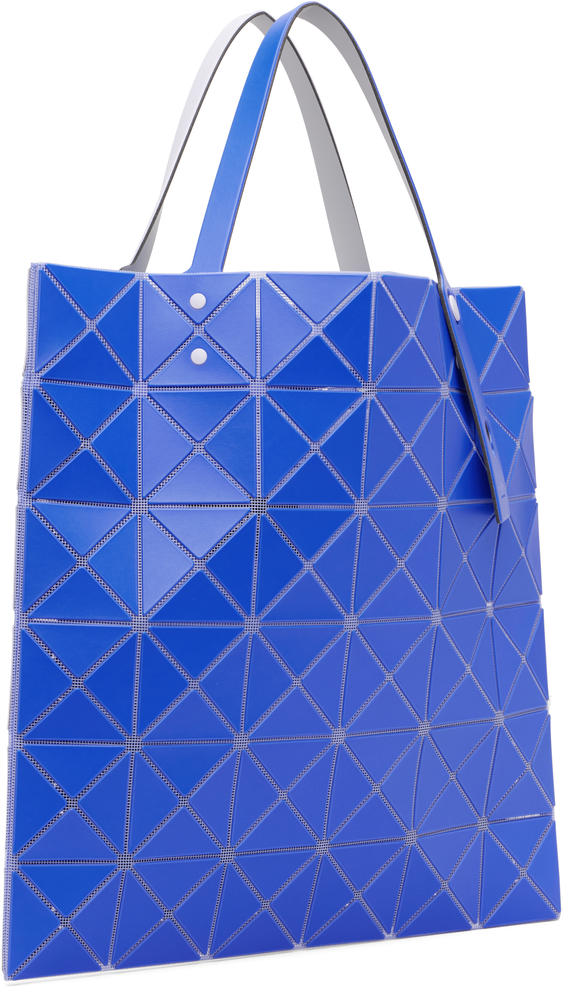 BAO BAO ISSEY MIYAKE: Blue Lucent W Color Tote | SSENSE