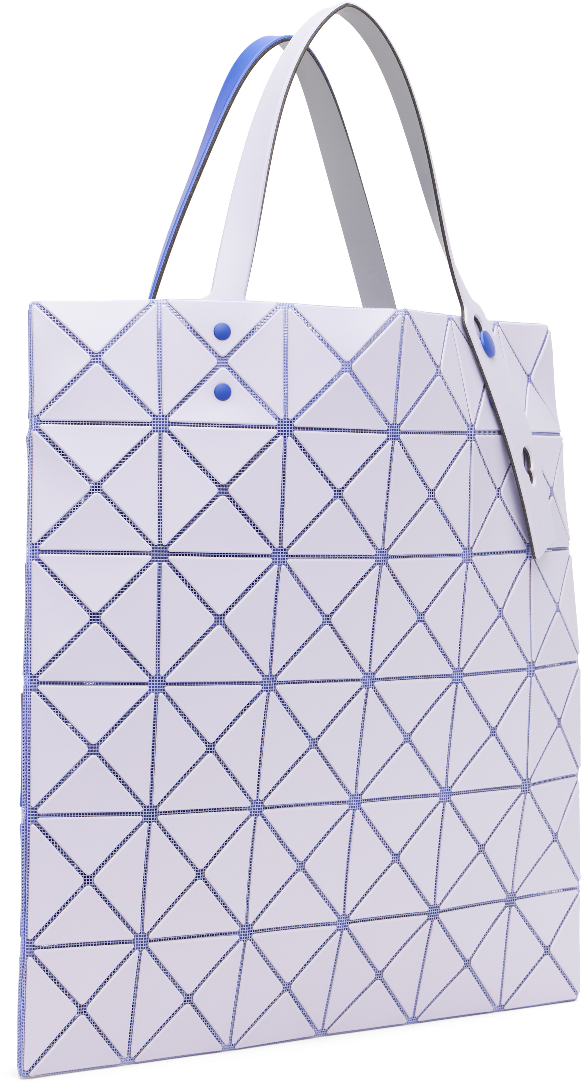 BAO BAO ISSEY MIYAKE: Blue Lucent W Color Tote | SSENSE
