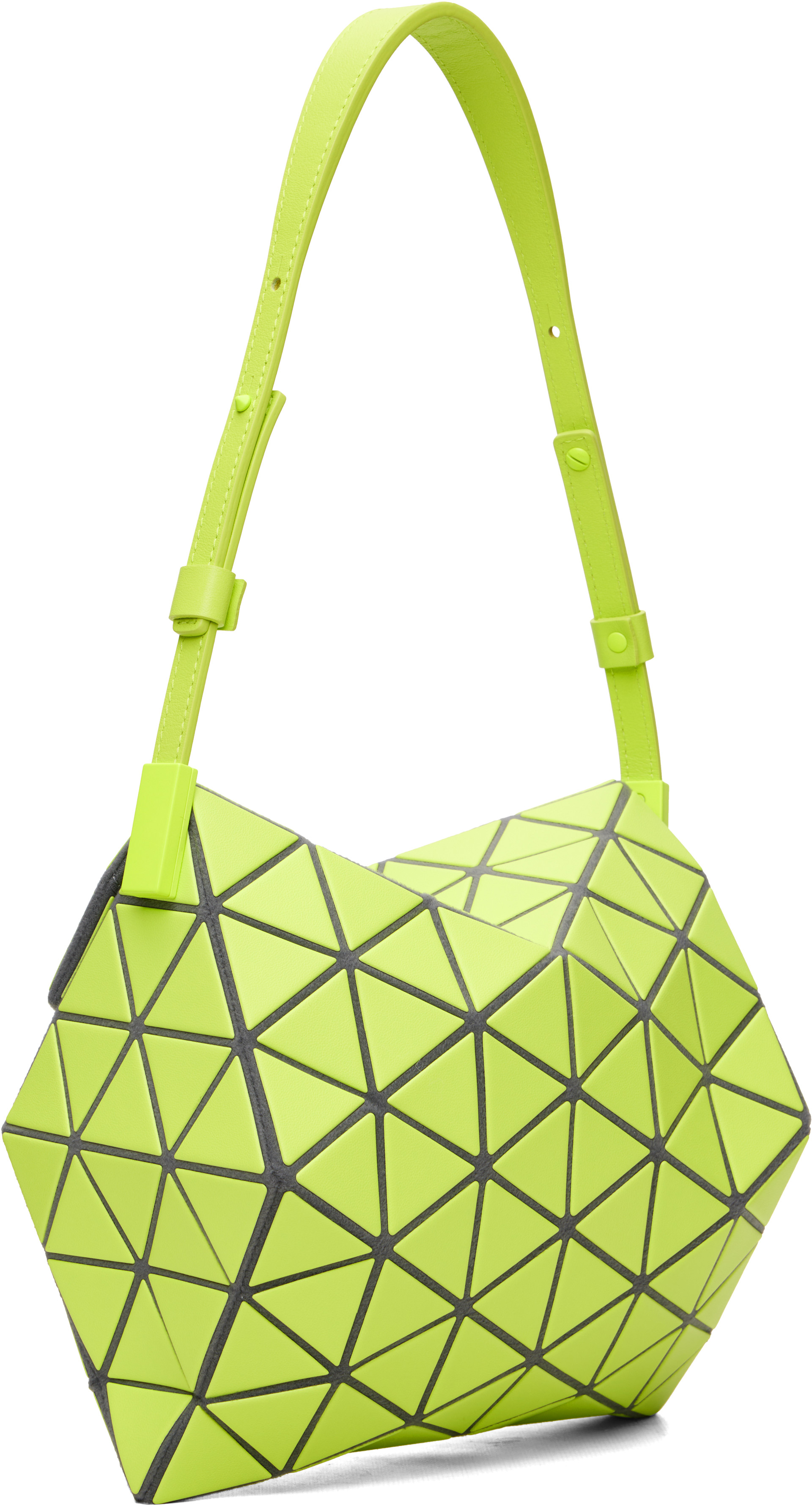 BAO BAO ISSEY MIYAKE: Yellow Torso Bag | SSENSE