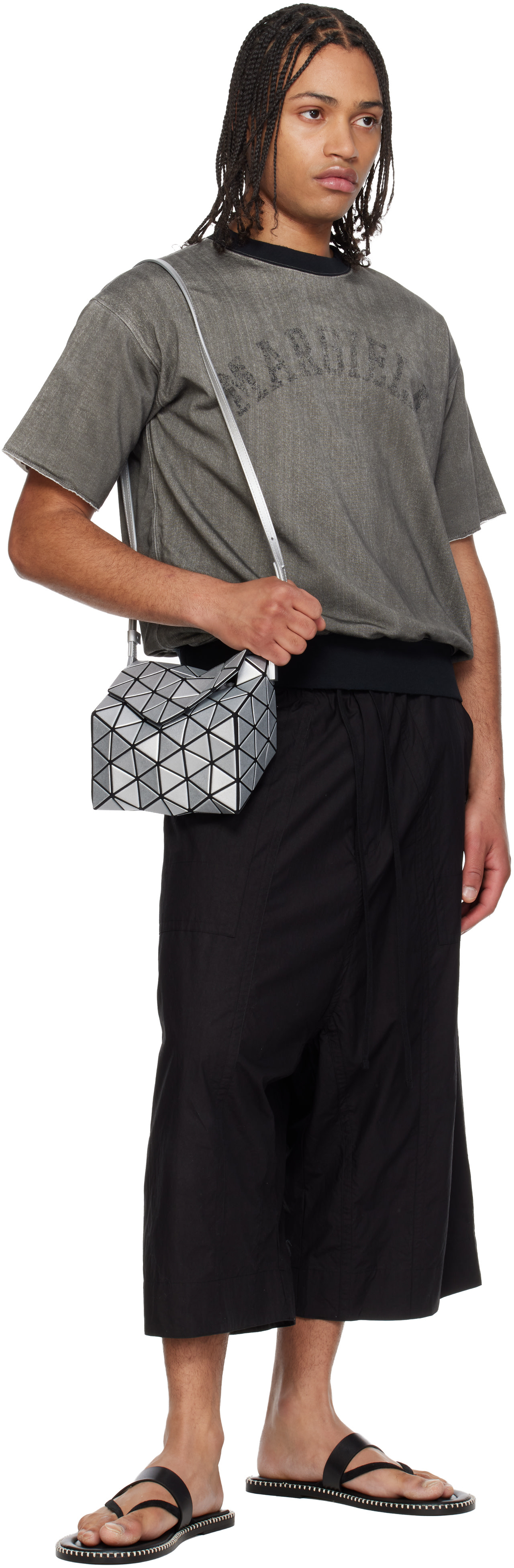 BAO BAO ISSEY MIYAKE - Silver Torso Bag