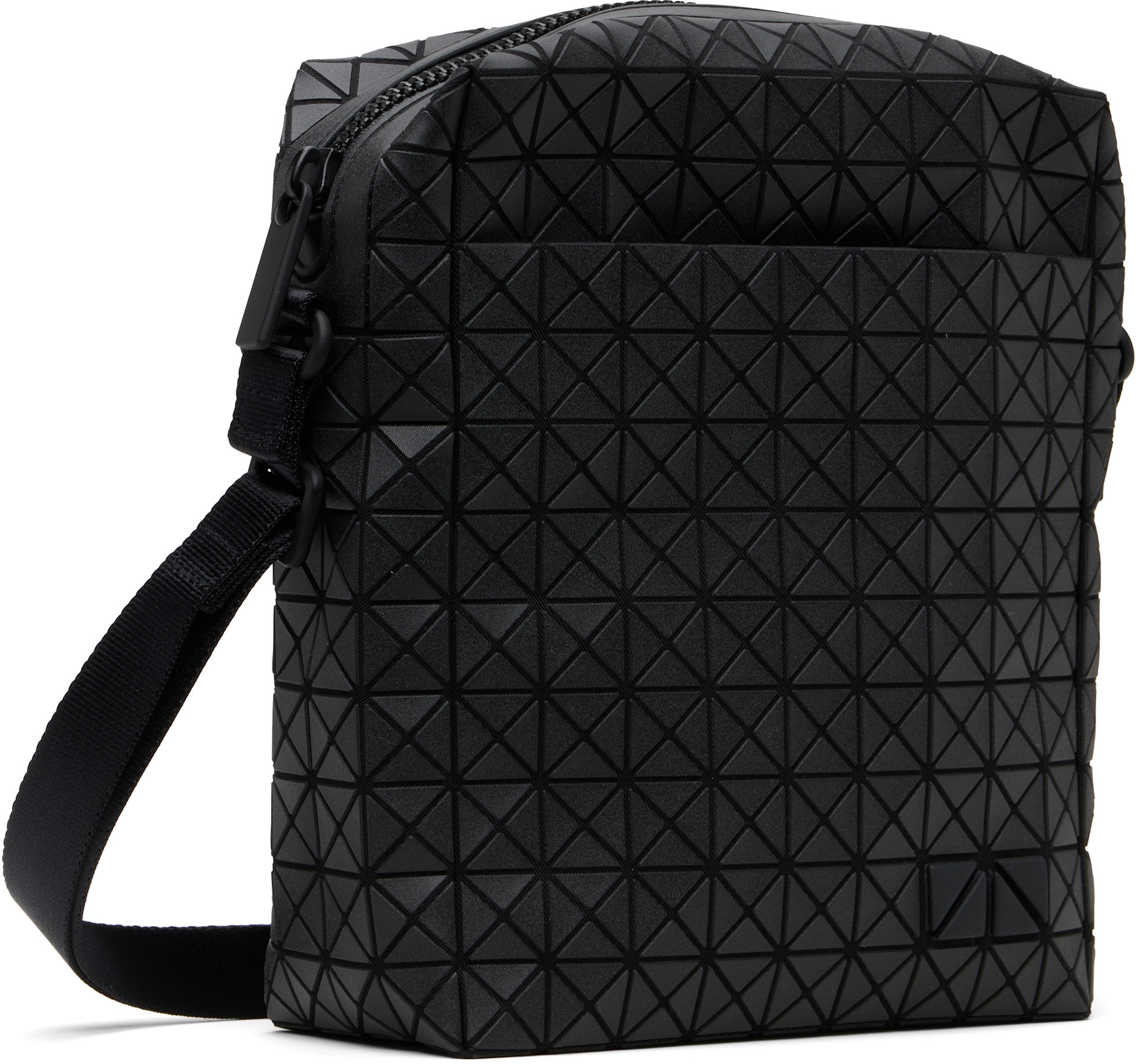 BAO BAO ISSEY MIYAKE: Black Voyager Reflector Bag | SSENSE