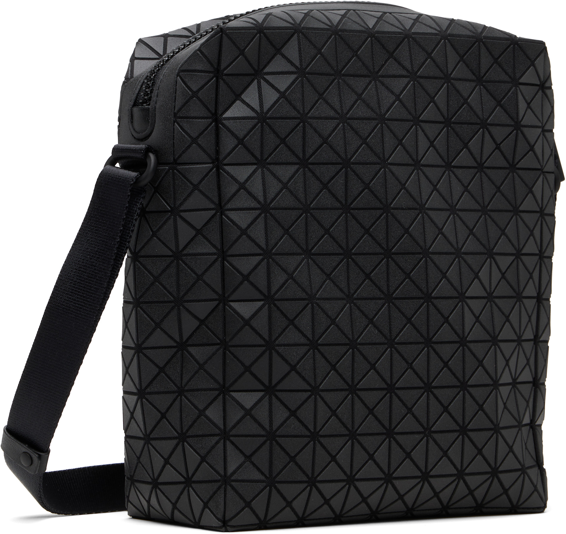 BAO BAO ISSEY MIYAKE: Black Voyager Reflector Bag | SSENSE
