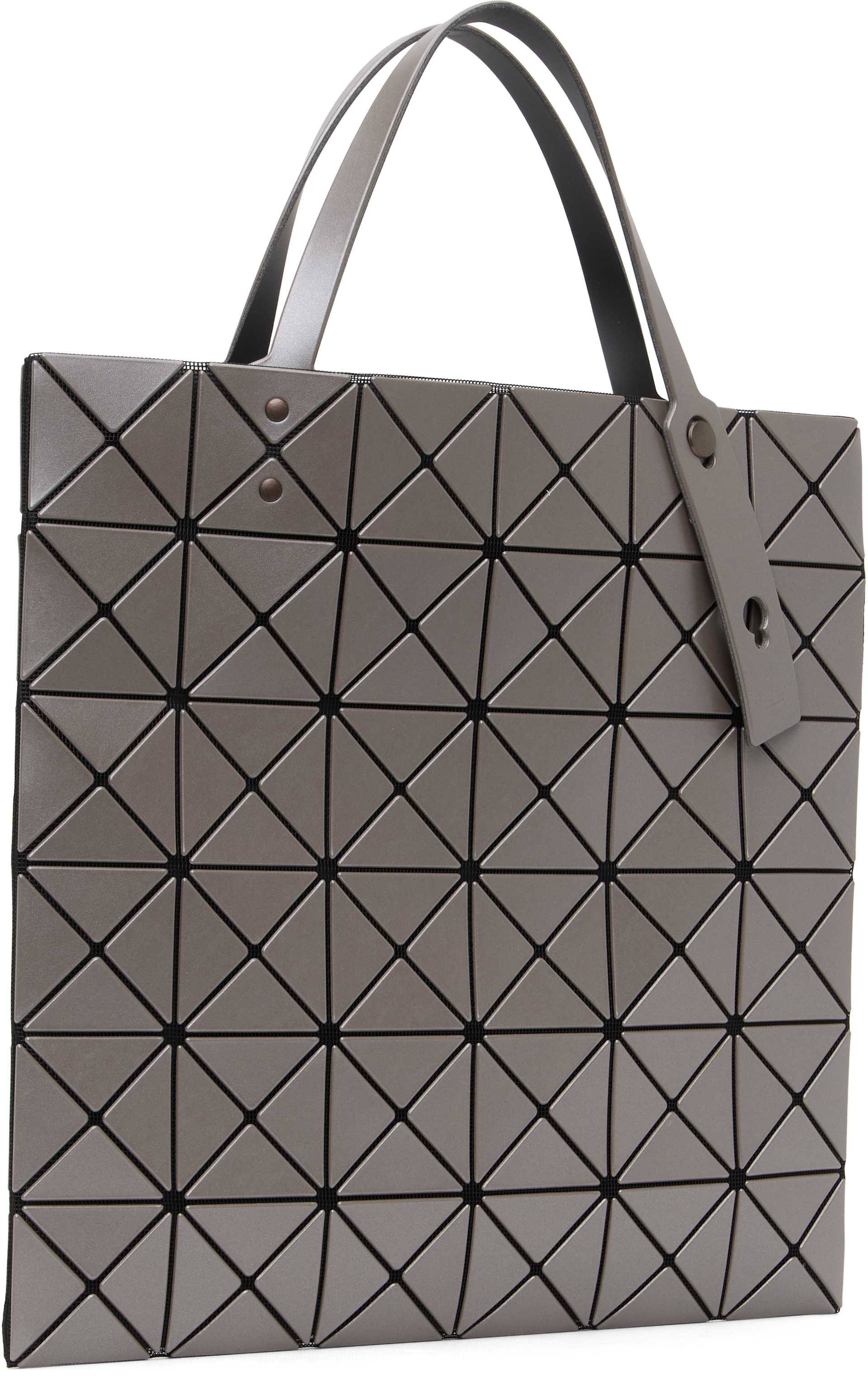 BAO BAO ISSEY MIYAKE: Brown Lucent Metallic Tote | SSENSE
