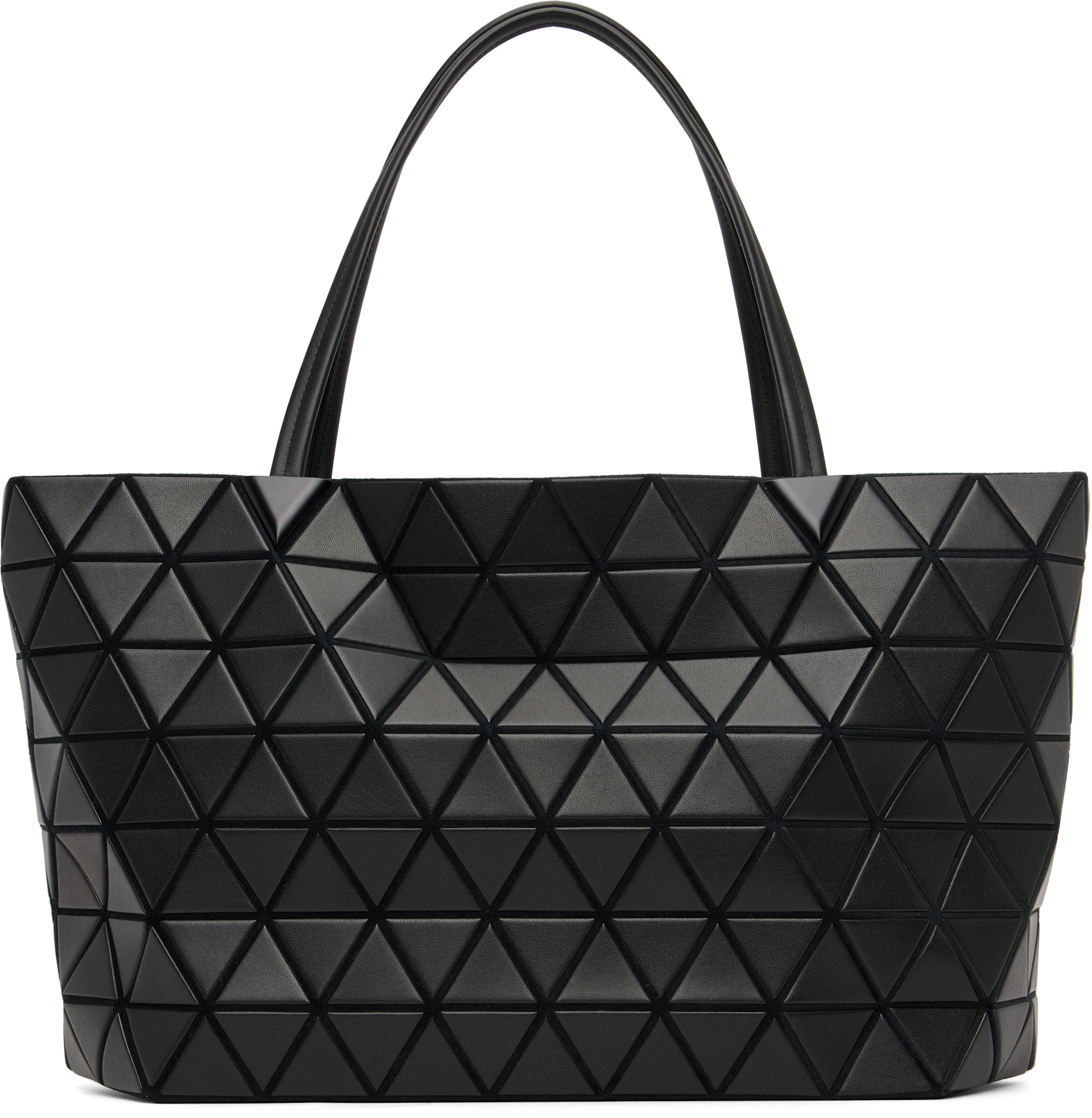 BAO BAO ISSEY MIYAKE: Black Bateau Matte Tote | SSENSE