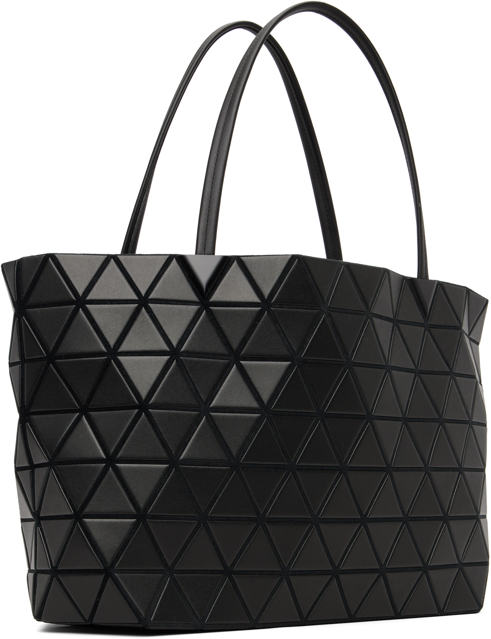 BAO BAO ISSEY MIYAKE: Black Bateau Matte Tote | SSENSE