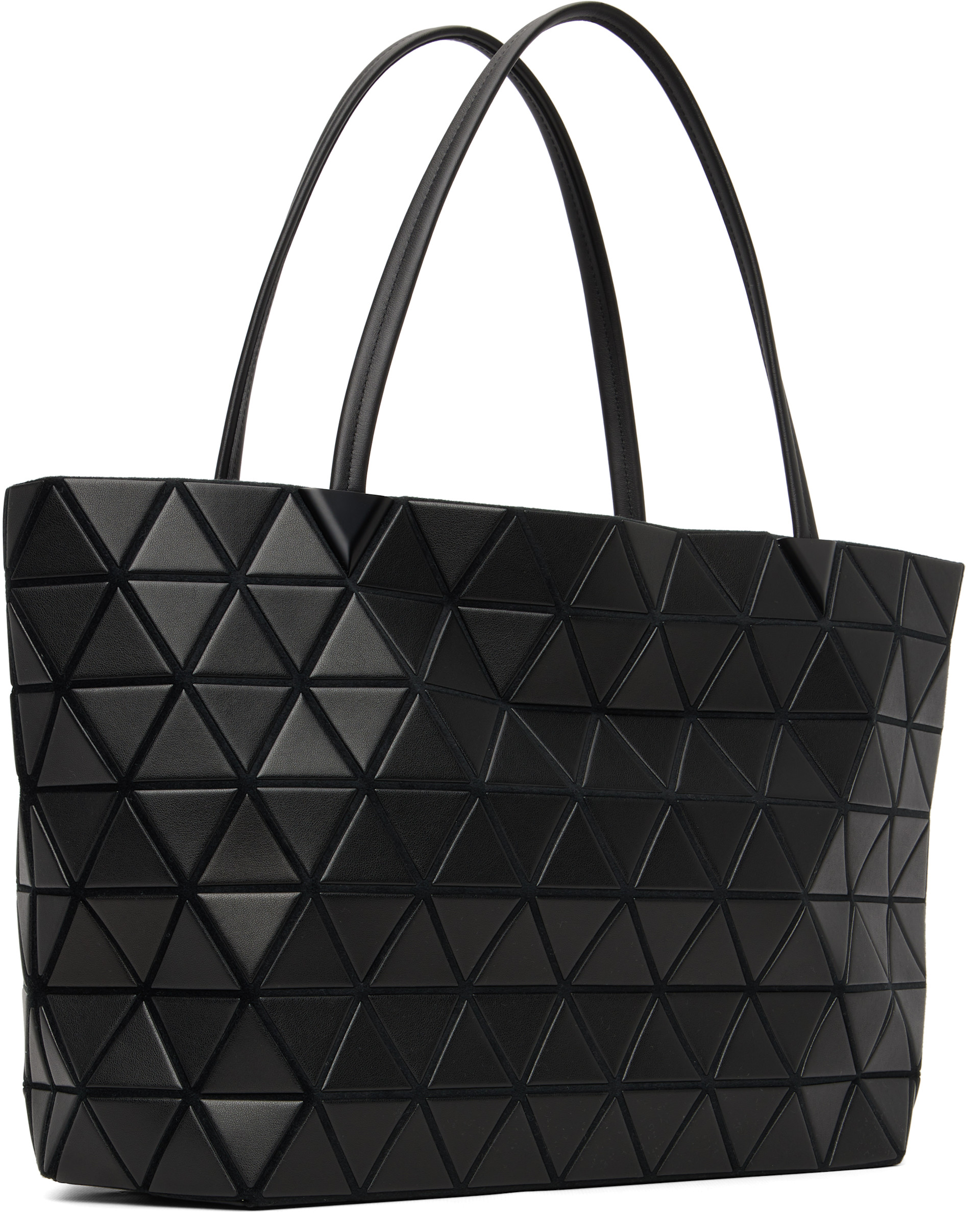 BAO BAO ISSEY MIYAKE: Black Bateau Matte Tote | SSENSE