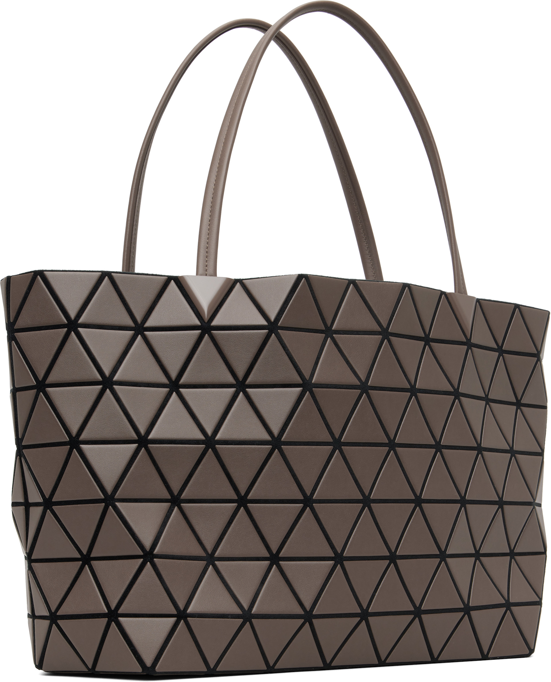 BAO BAO ISSEY MIYAKE: Brown Bateau Matte Tote | SSENSE Denmark