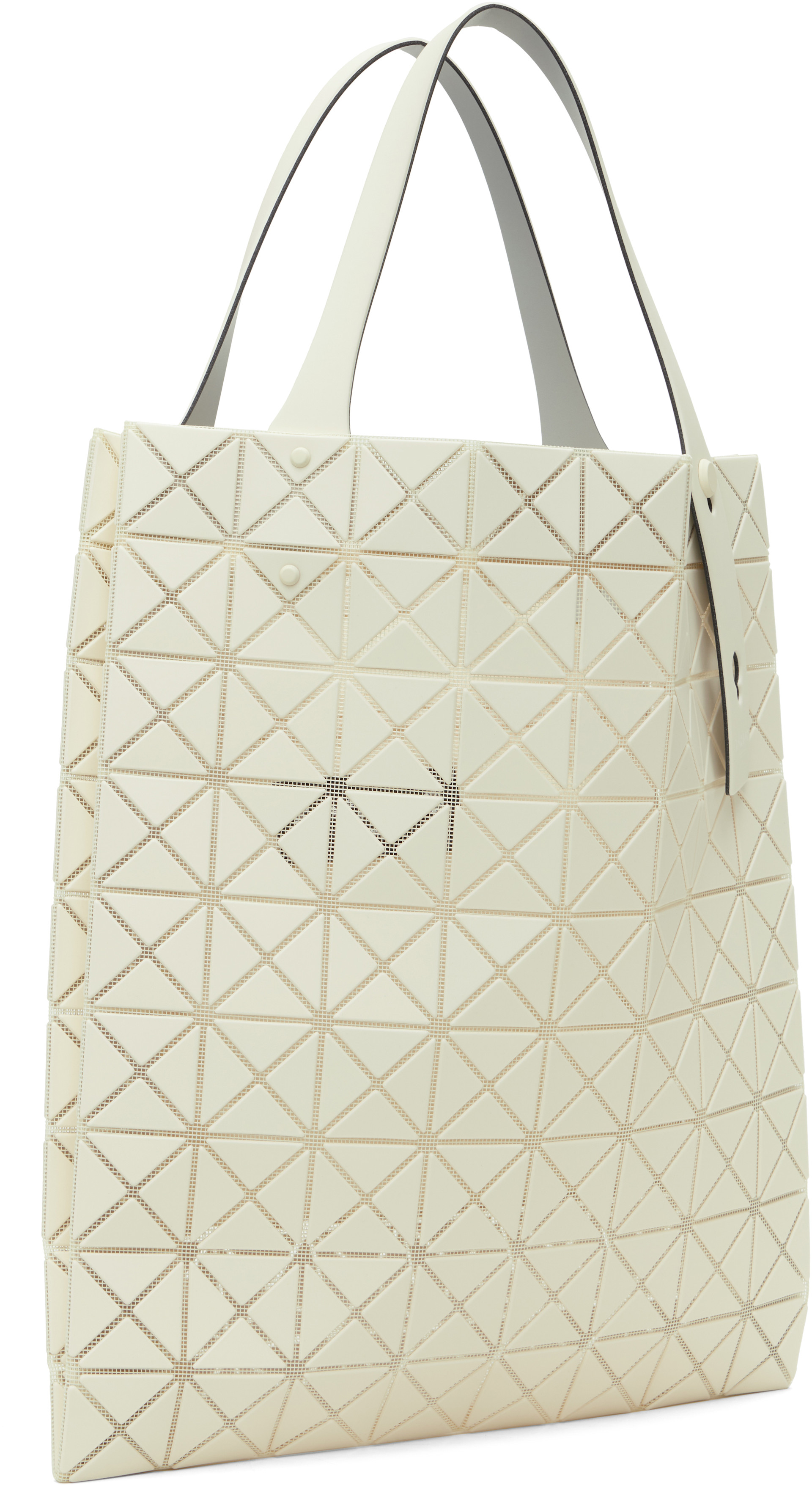 Bao Bao Issey Miyake - 오프 화이트 프리즘 플러스 토트백