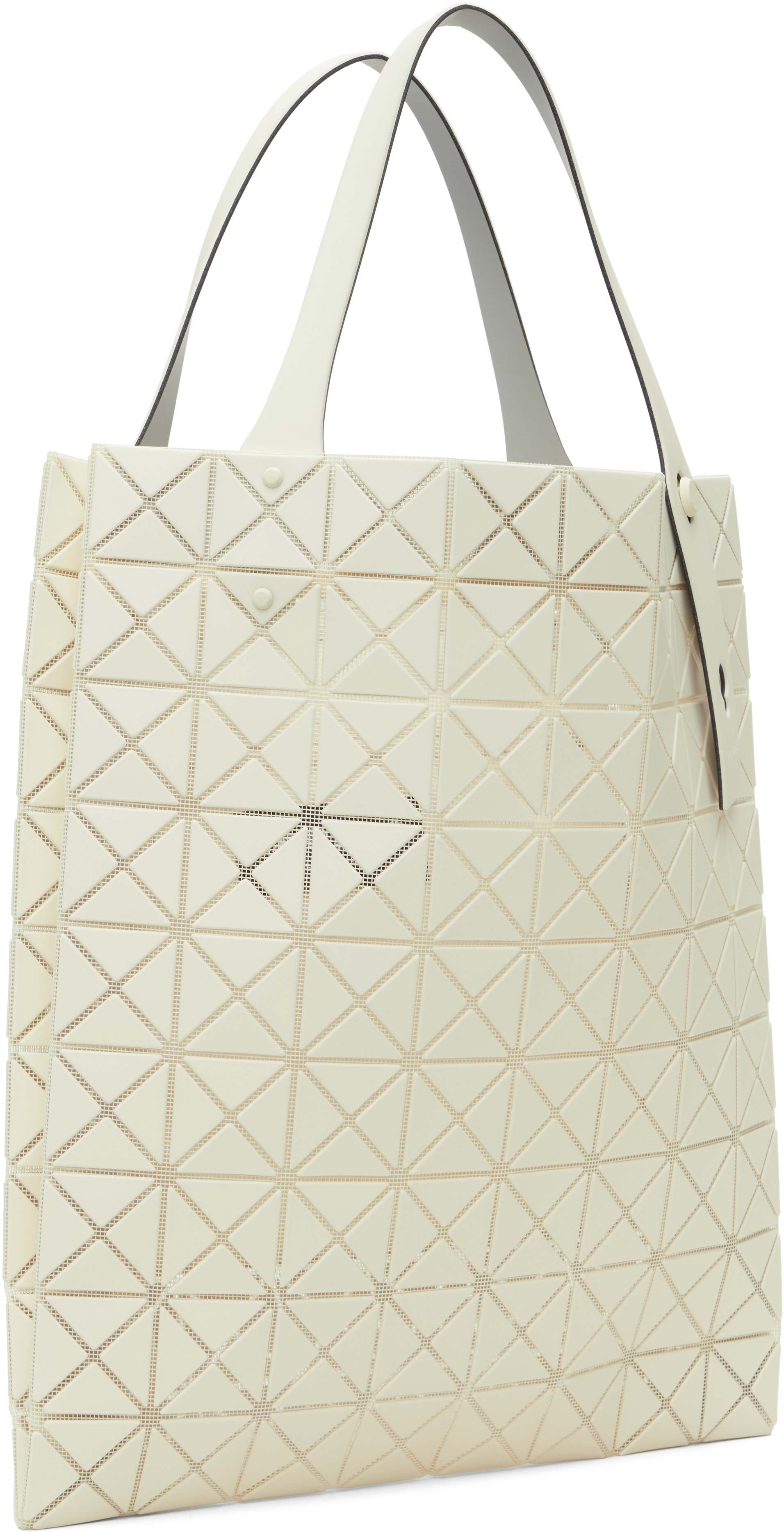 Bao Bao Issey Miyake - 오프 화이트 프리즘 플러스 토트백