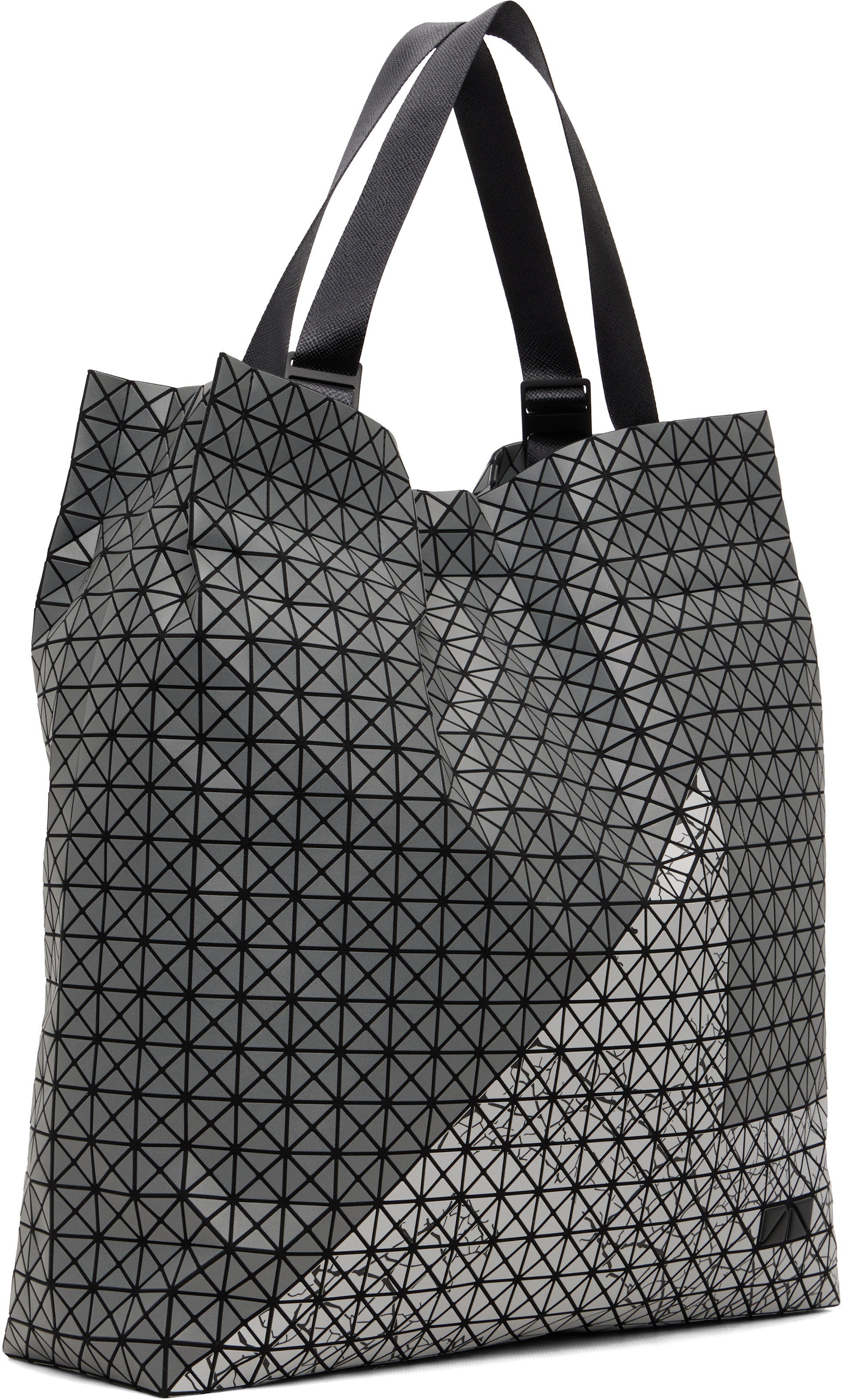 BAO BAO ISSEY MIYAKE: Gray Cart S Autobahn Tote | SSENSE