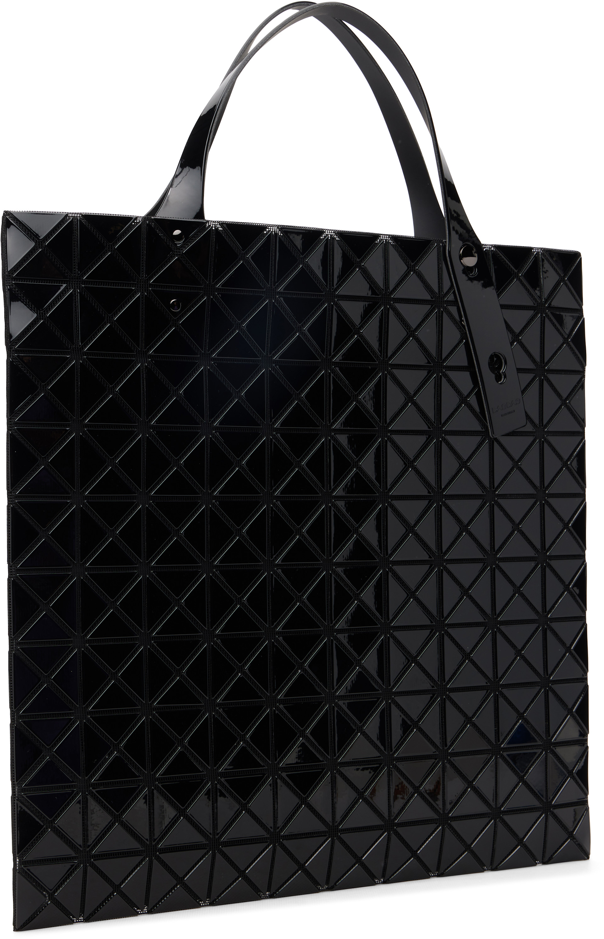 BAO BAO ISSEY MIYAKE: Black Prism Tote | SSENSE
