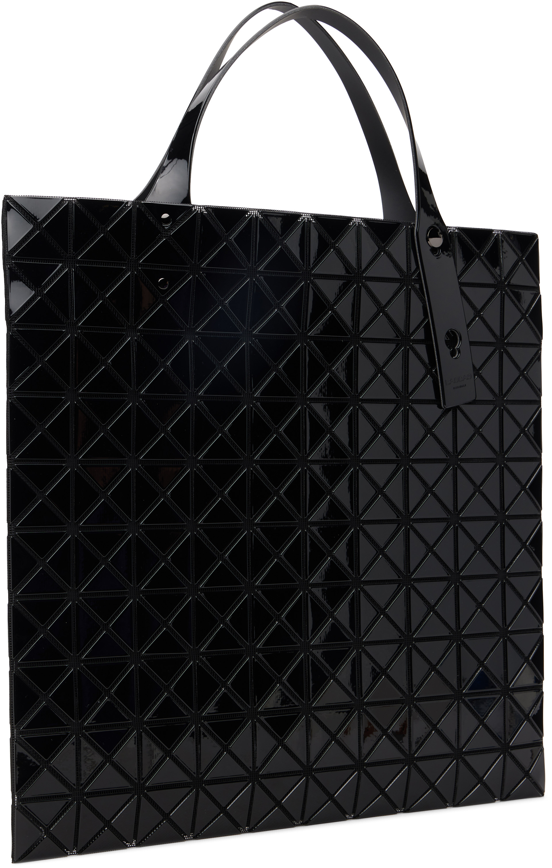 BAO BAO ISSEY MIYAKE: Black Prism Tote | SSENSE