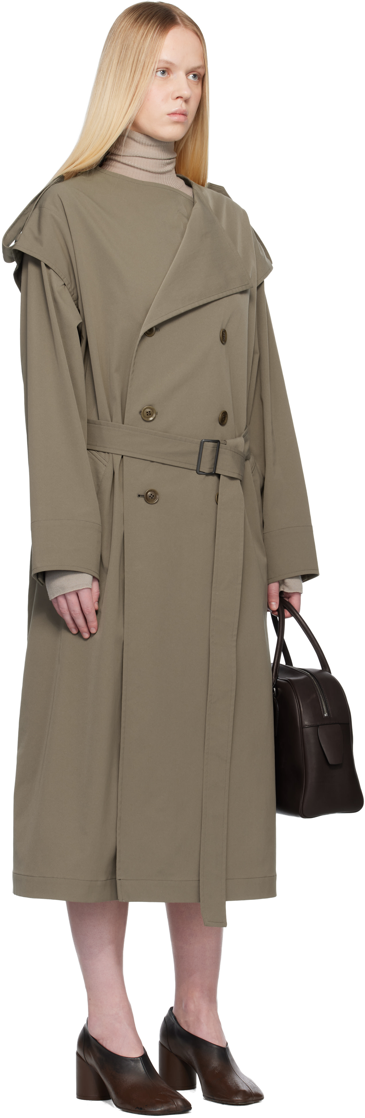 Y's - Trench taupe sans col