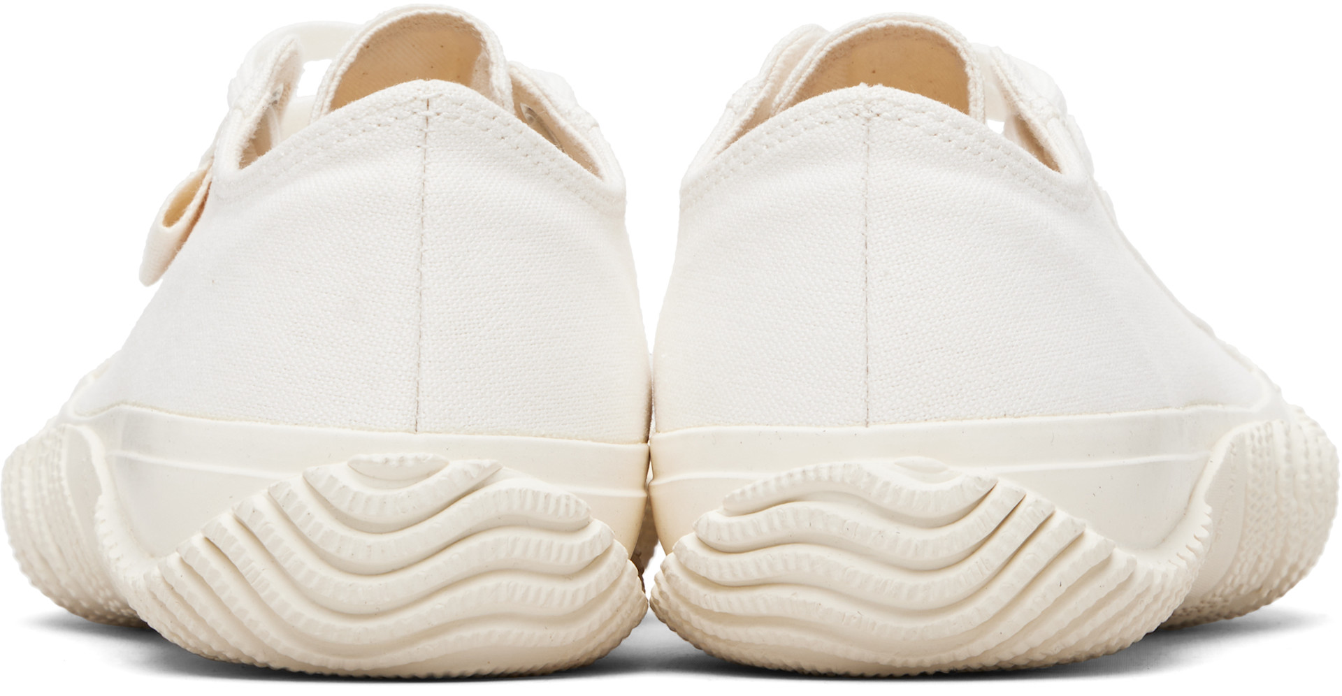 Y's - Baskets basses blanches en canevas de coton