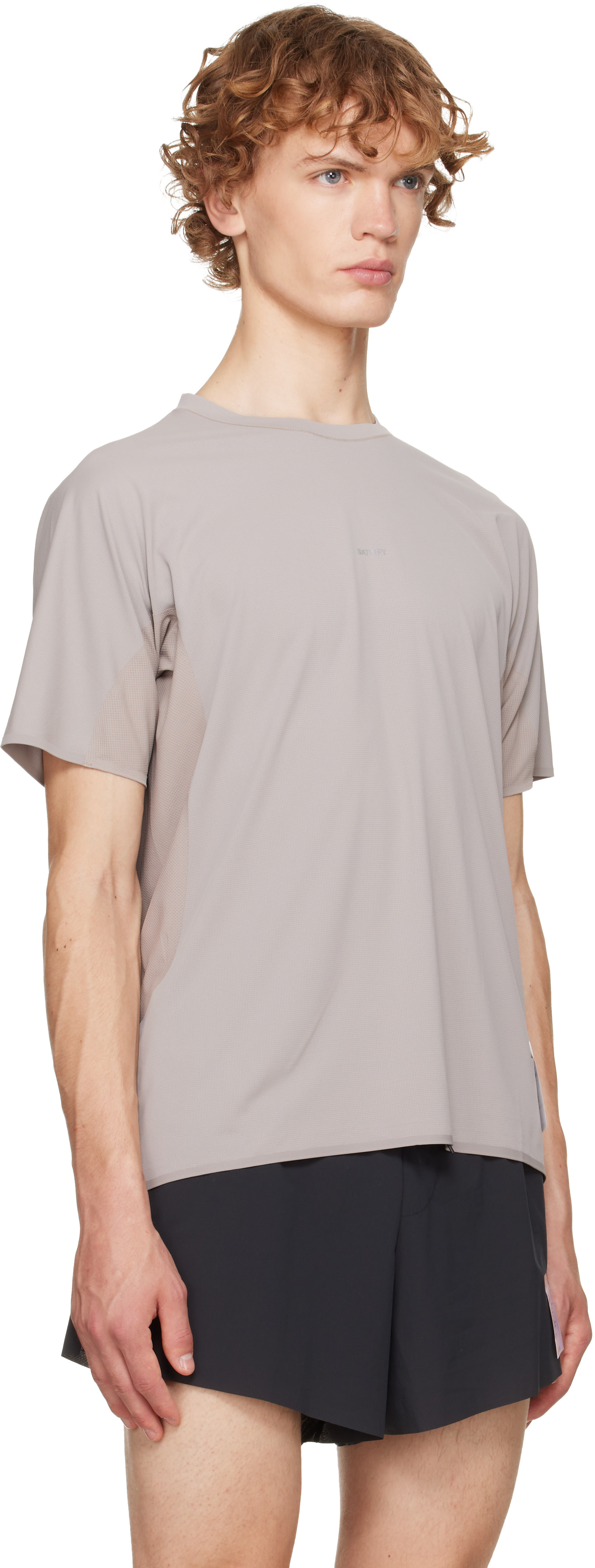 Satisfy: グレー AuraLite UV Running Tシャツ | SSENSE 日本