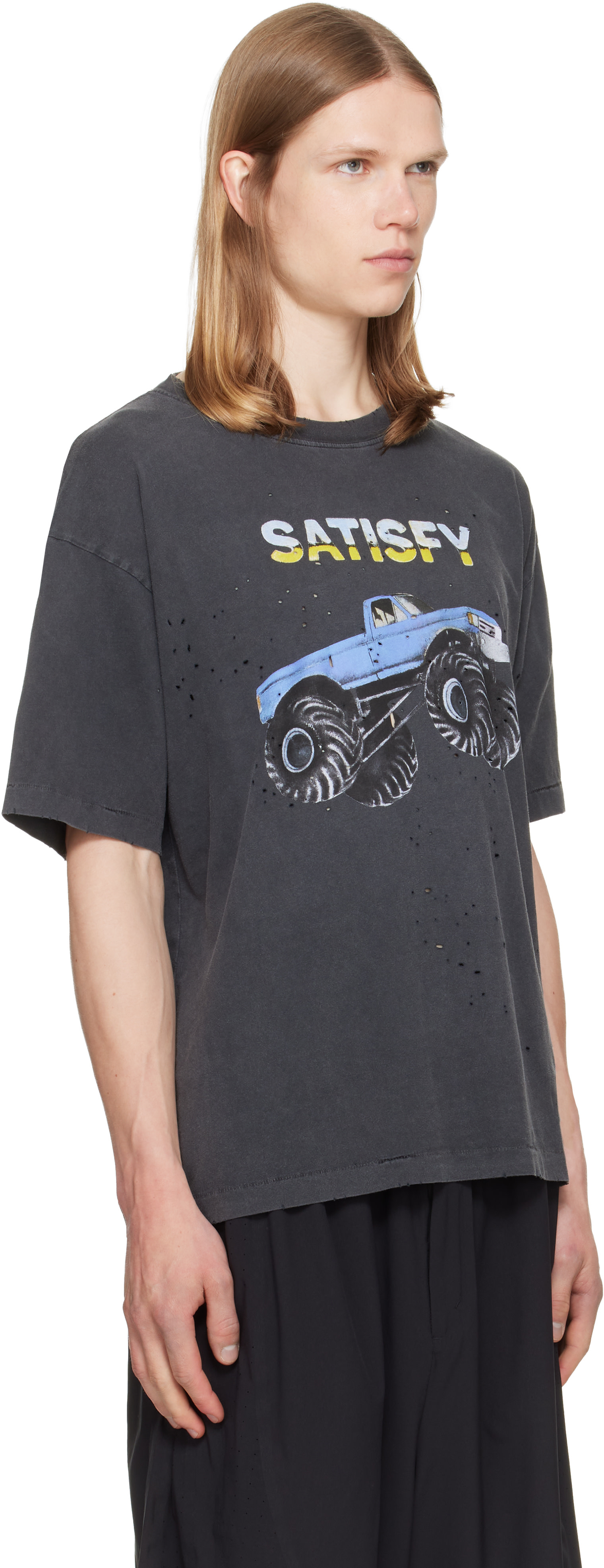 Satisfy - Gray MothTech T‑shirt