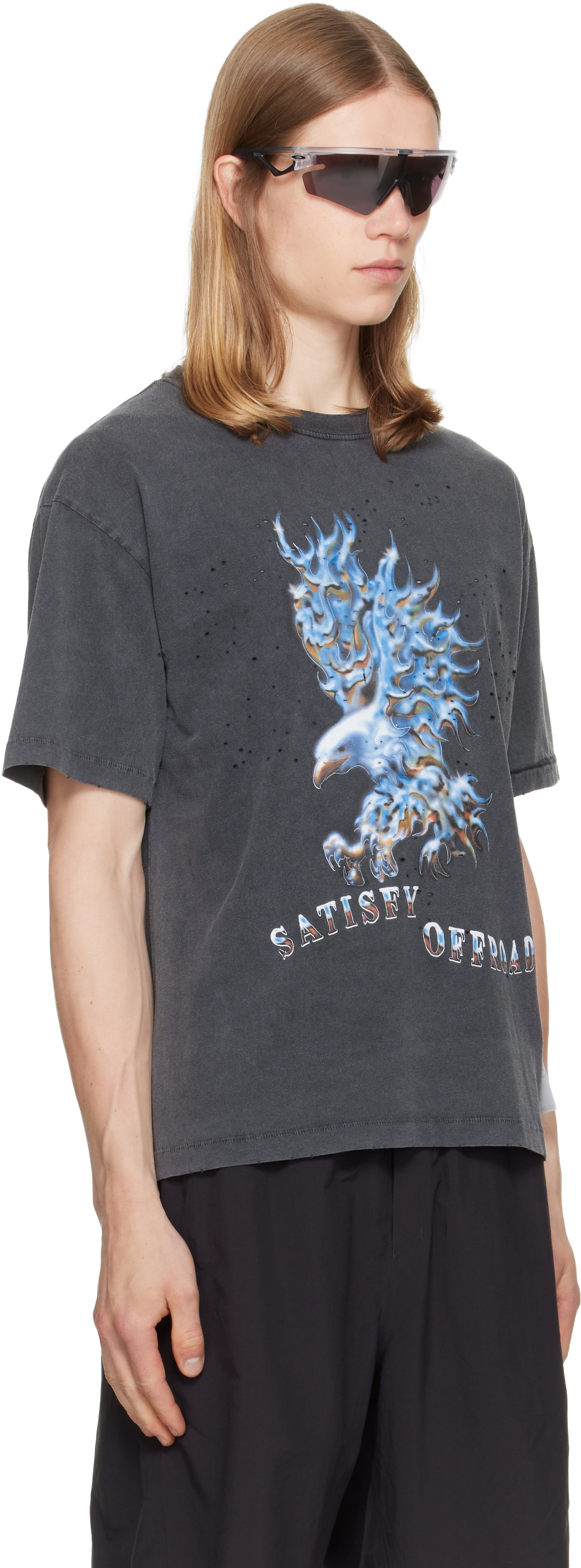 Satisfy - Gray MothTech T‑shirt