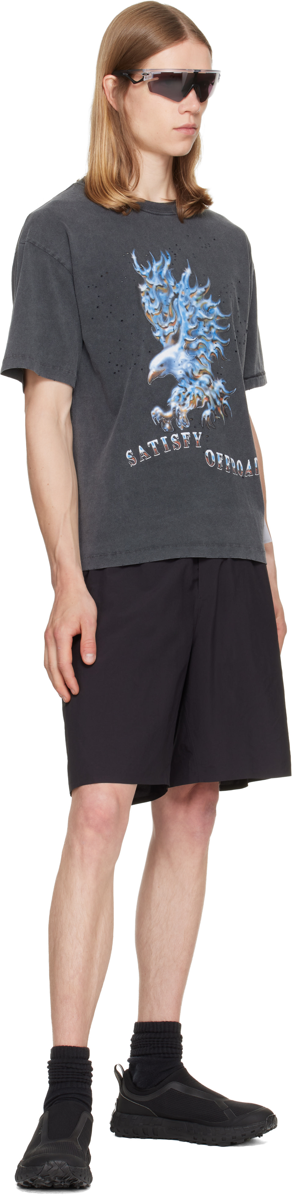 Satisfy - Gray MothTech T‑shirt