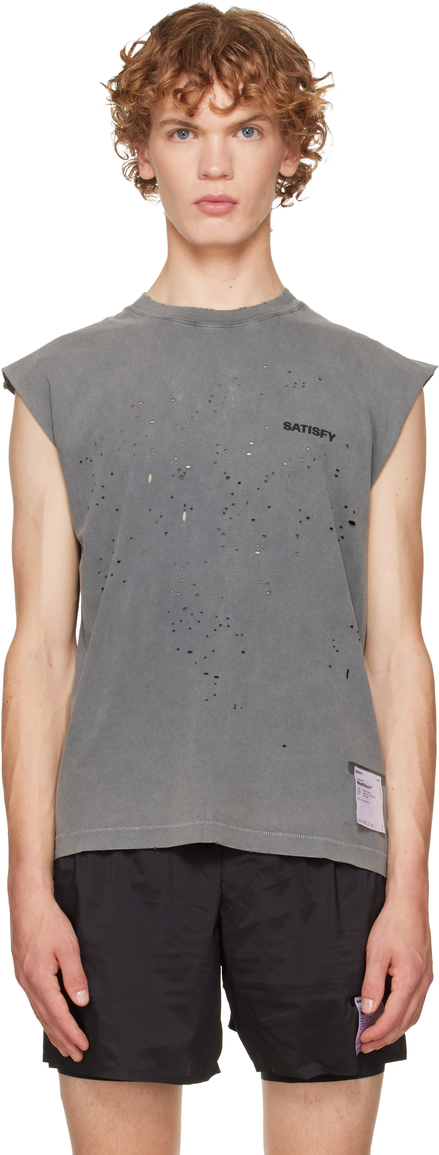 Satisfy - Débardeur gris en jersey MothTech