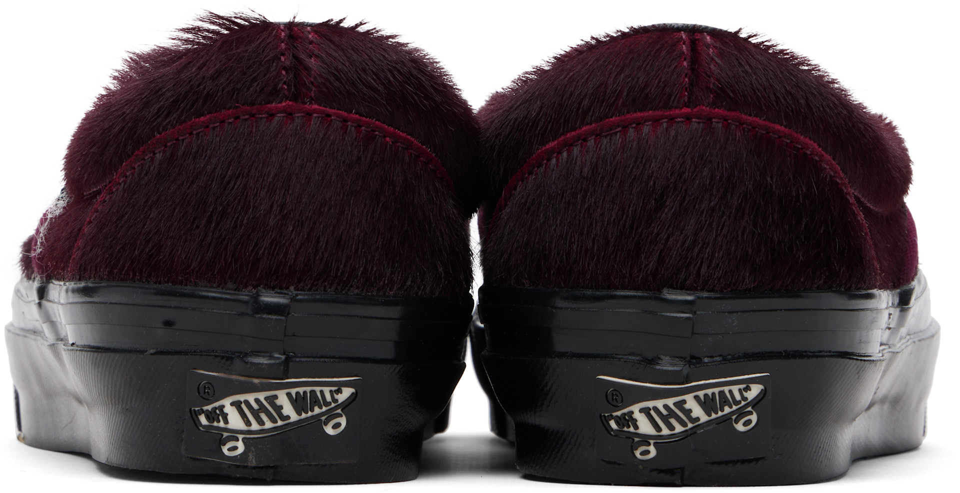 Vans - Baskets à enfiler bourgogne - Premium