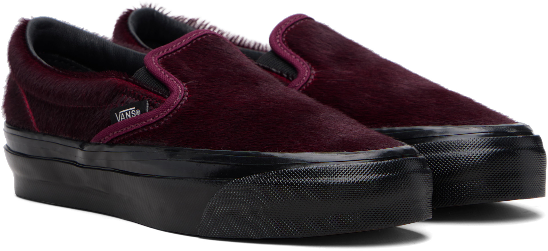 Vans - Baskets à enfiler bourgogne - Premium