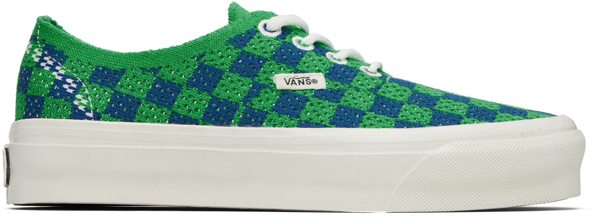 Vans: Green & Blue LX Authentic 44 Sneakers | SSENSE