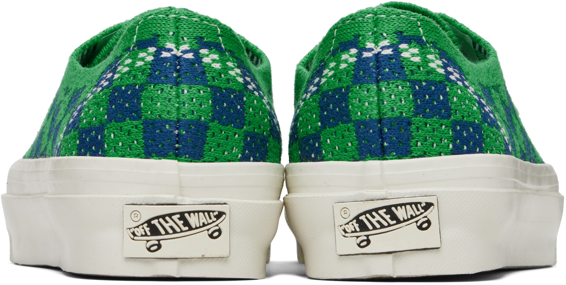 Vans: Green & Blue LX Authentic 44 Sneakers | SSENSE Canada Vans: Green & Blue LX Authentic 44 Sneakers | SSENSE Canada