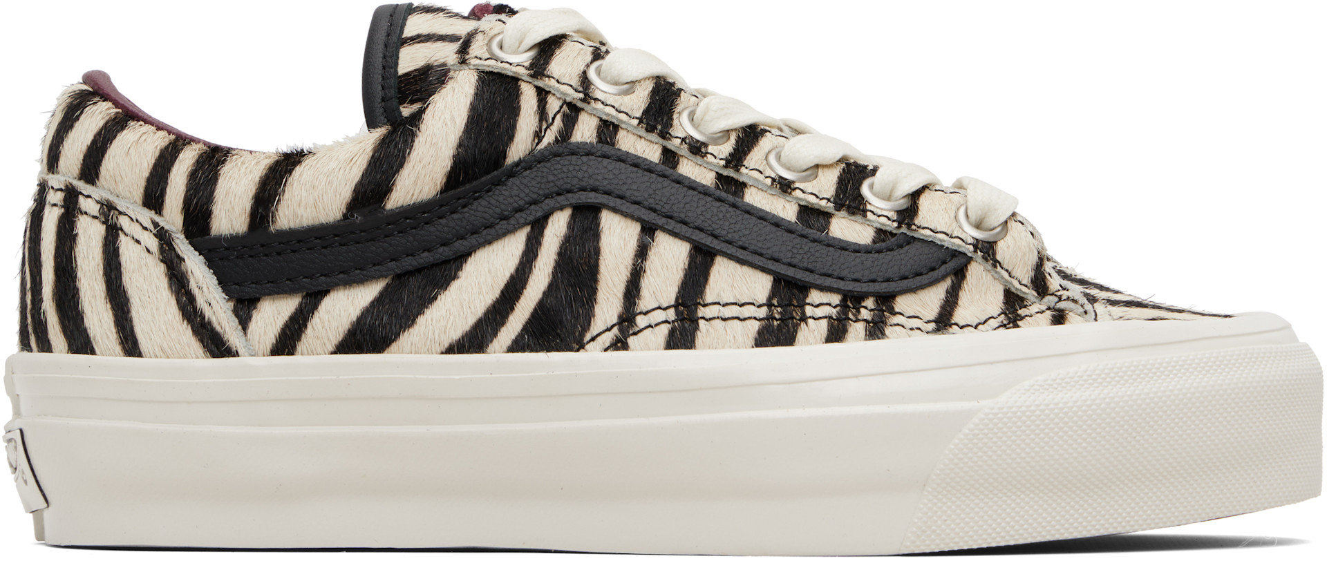 Vans - Baskets LX Old Skool 36 noir et blanc cassé