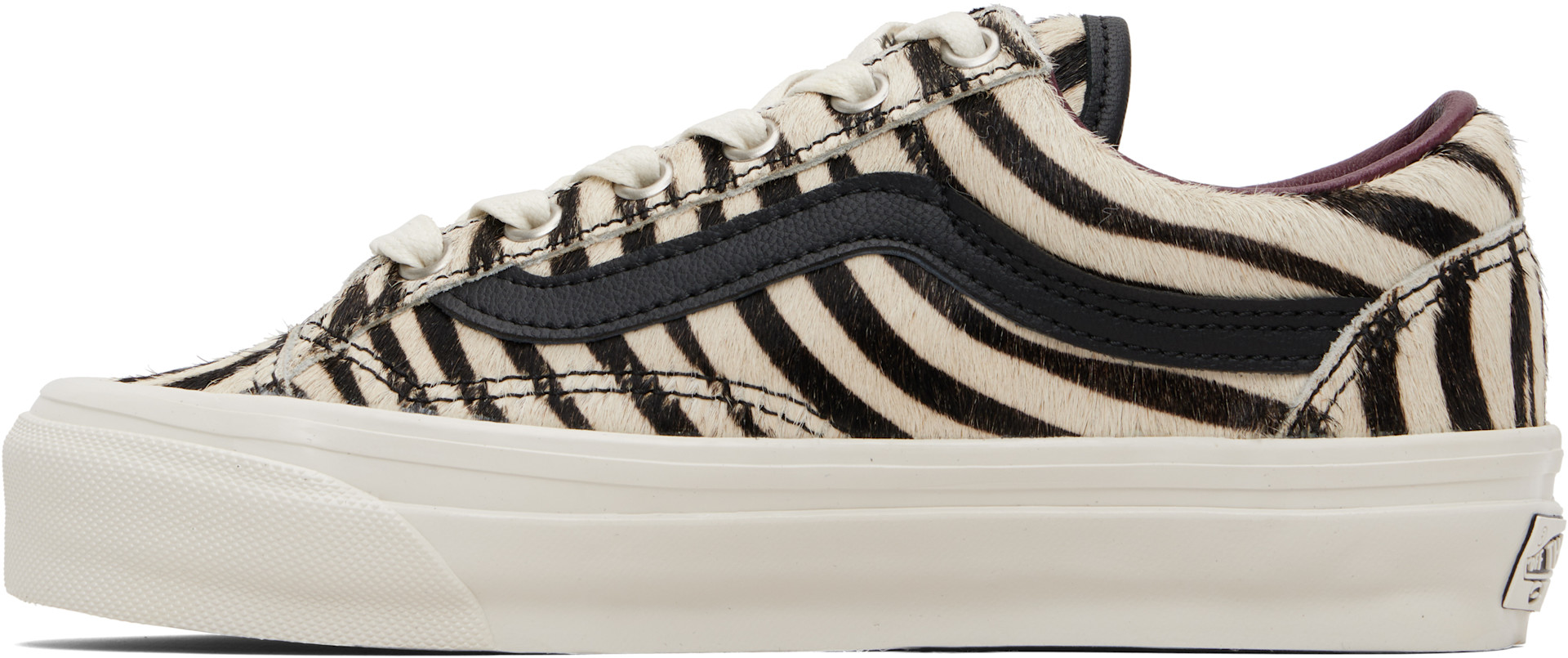 Vans - Baskets LX Old Skool 36 noir et blanc cassé
