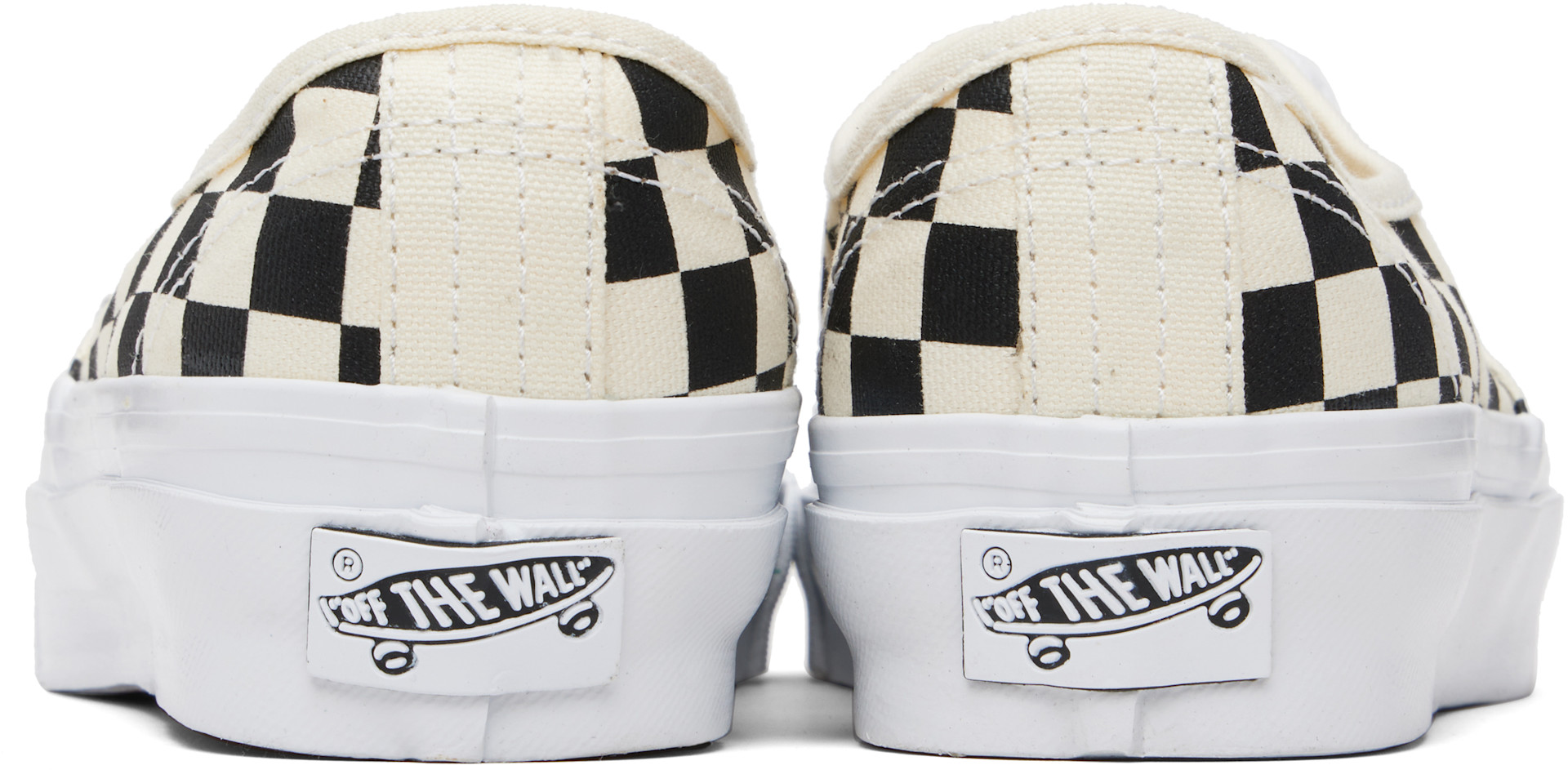 Vans: Off-White & Black LX Authentic Reissue 44 Sneakers | SSENSE