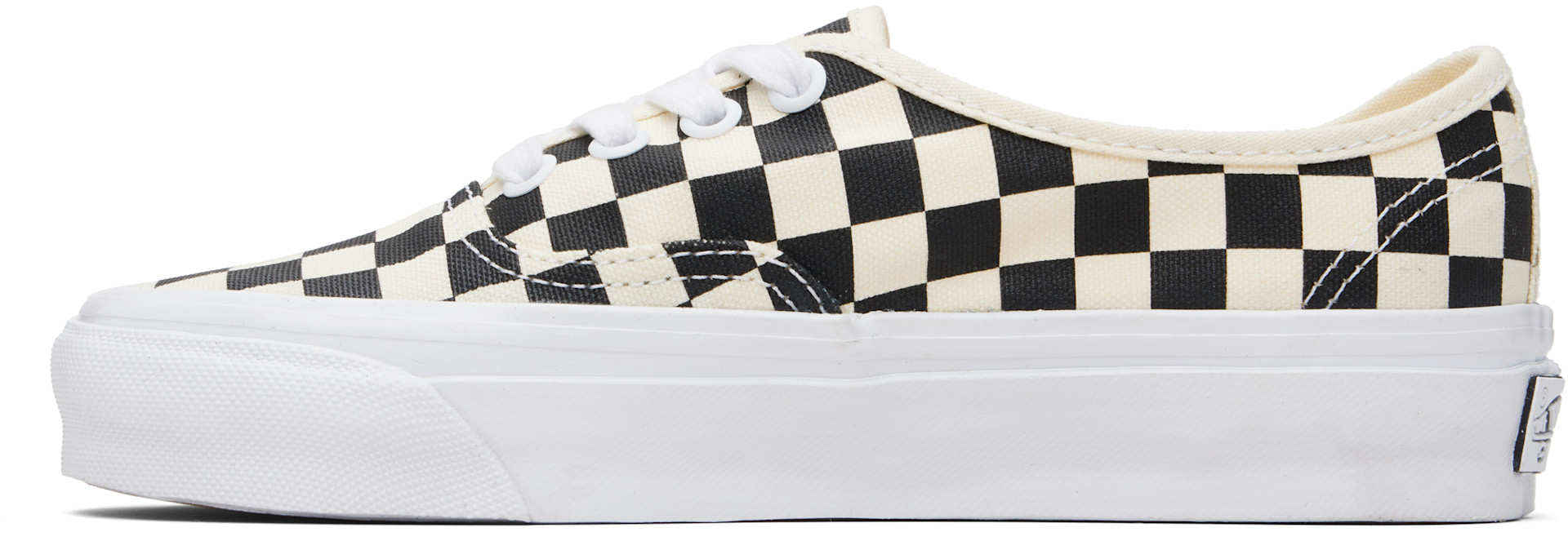 Vans: Off-White & Black LX Authentic Reissue 44 Sneakers | SSENSE