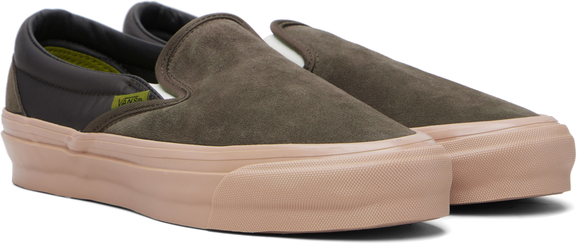 Vans - Baskets à enfiler brunes - Premium