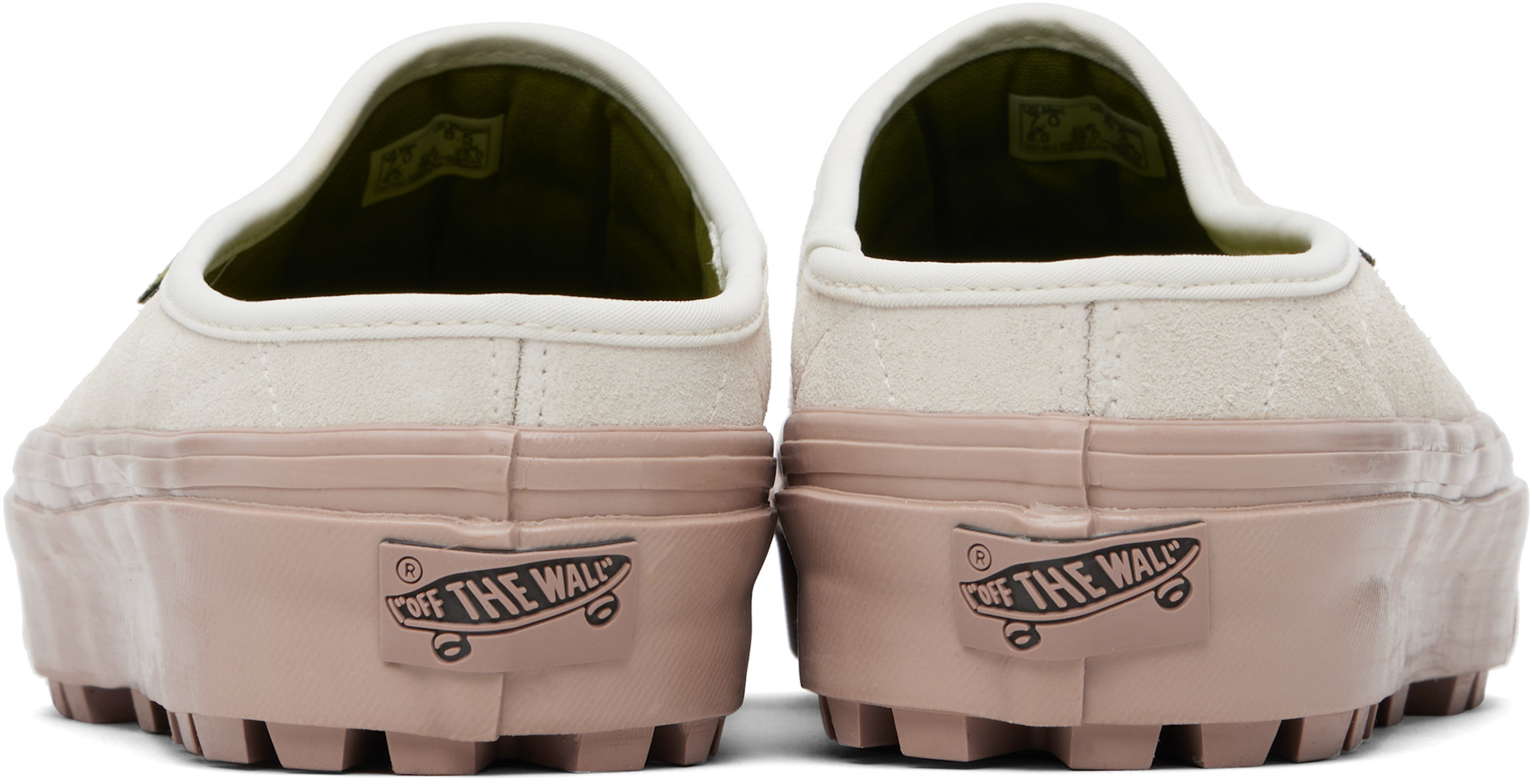 Vans: オフホワイト LX Mule Style 17 ミュール | SSENSE 日本