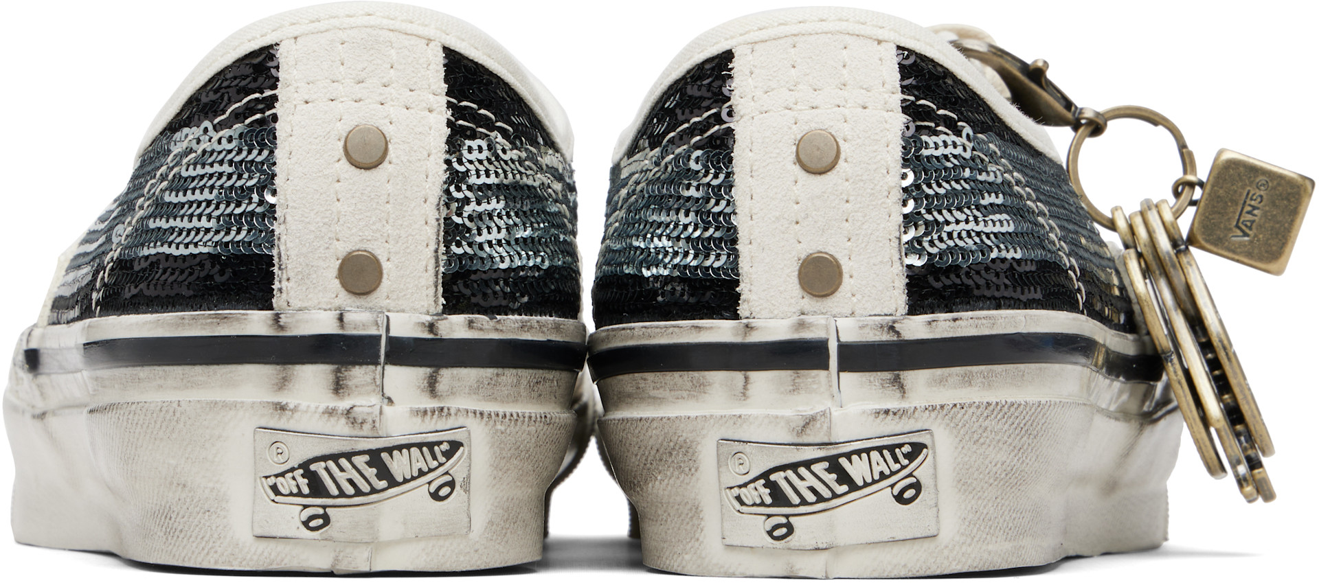 Vans - 오프 화이트 & 블랙 프리미엄 어센틱 스니커즈