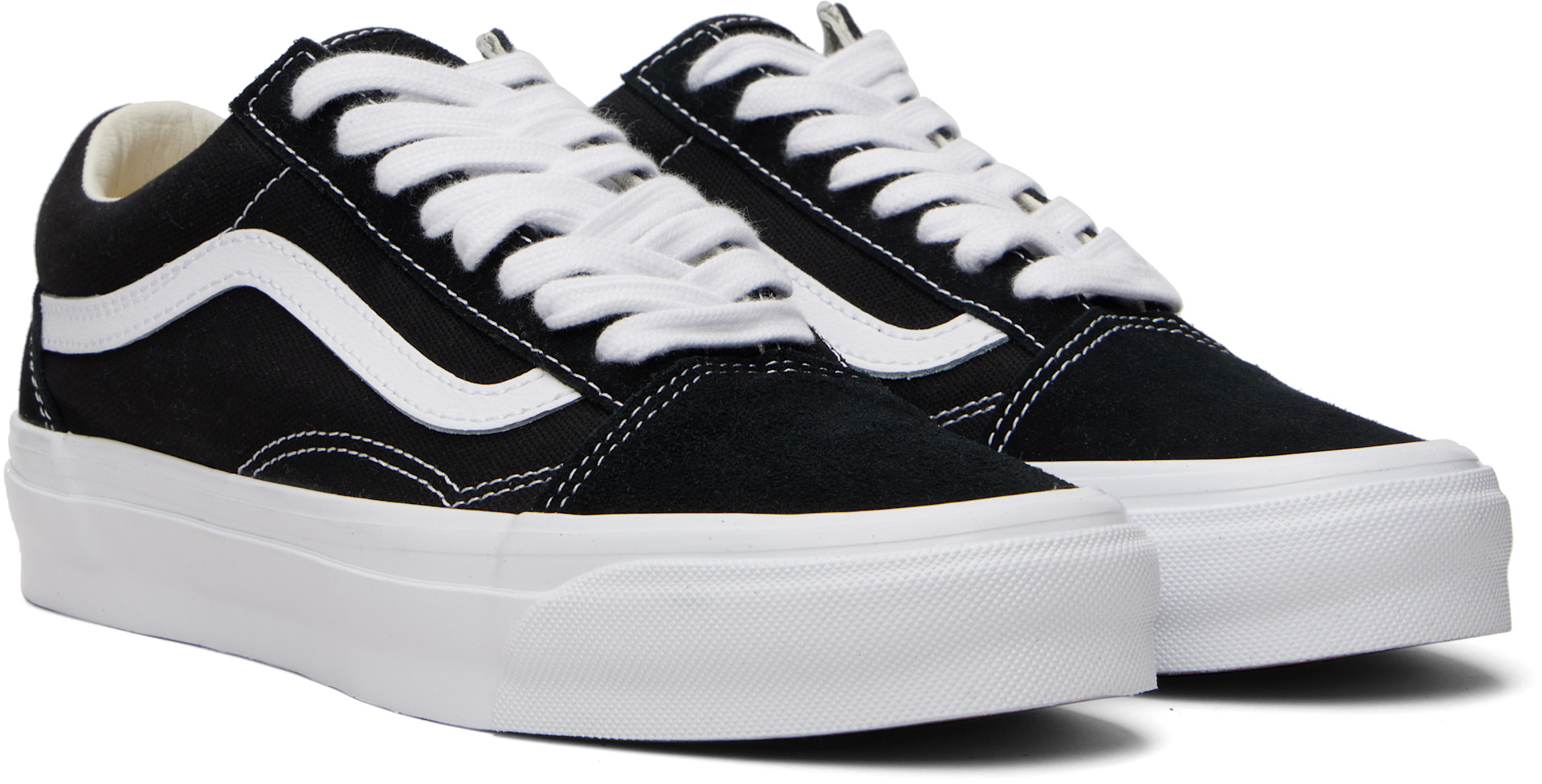 Vans - Baskets LX Old Skool noir et blanc