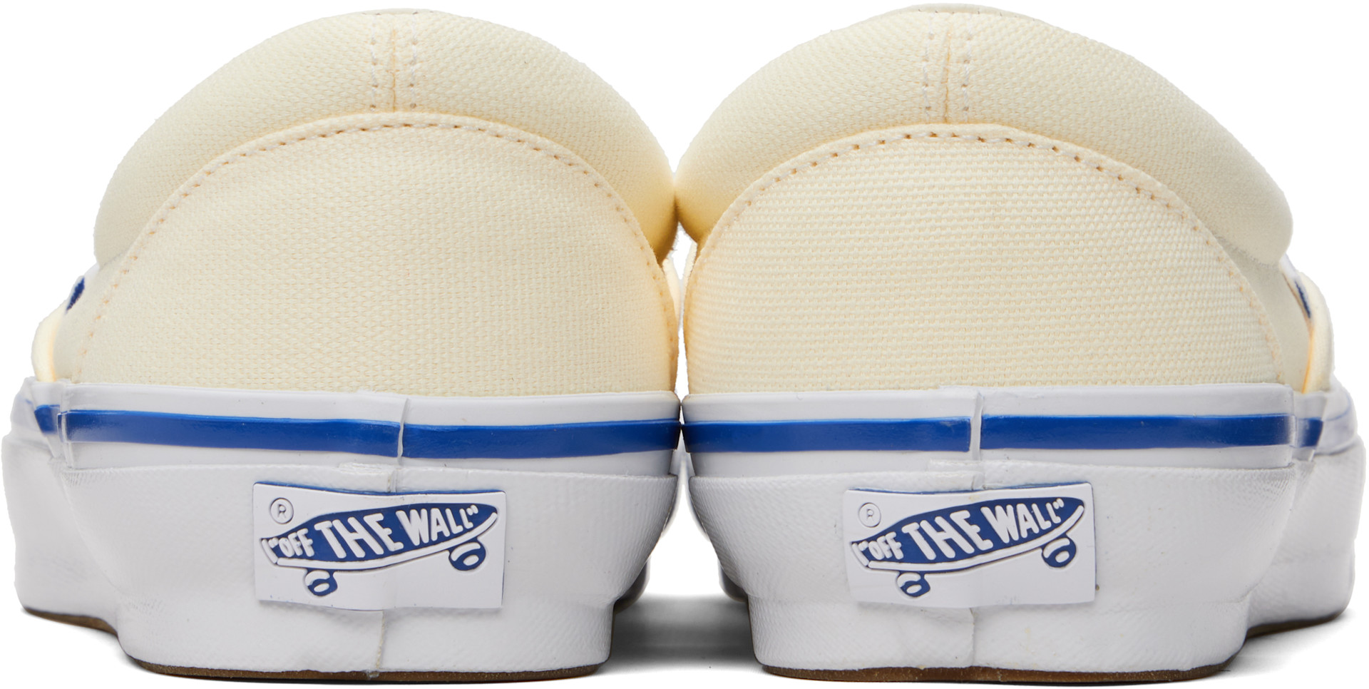 Vans: Off-White LX Slip-On Reissue 98 Sneakers | SSENSE