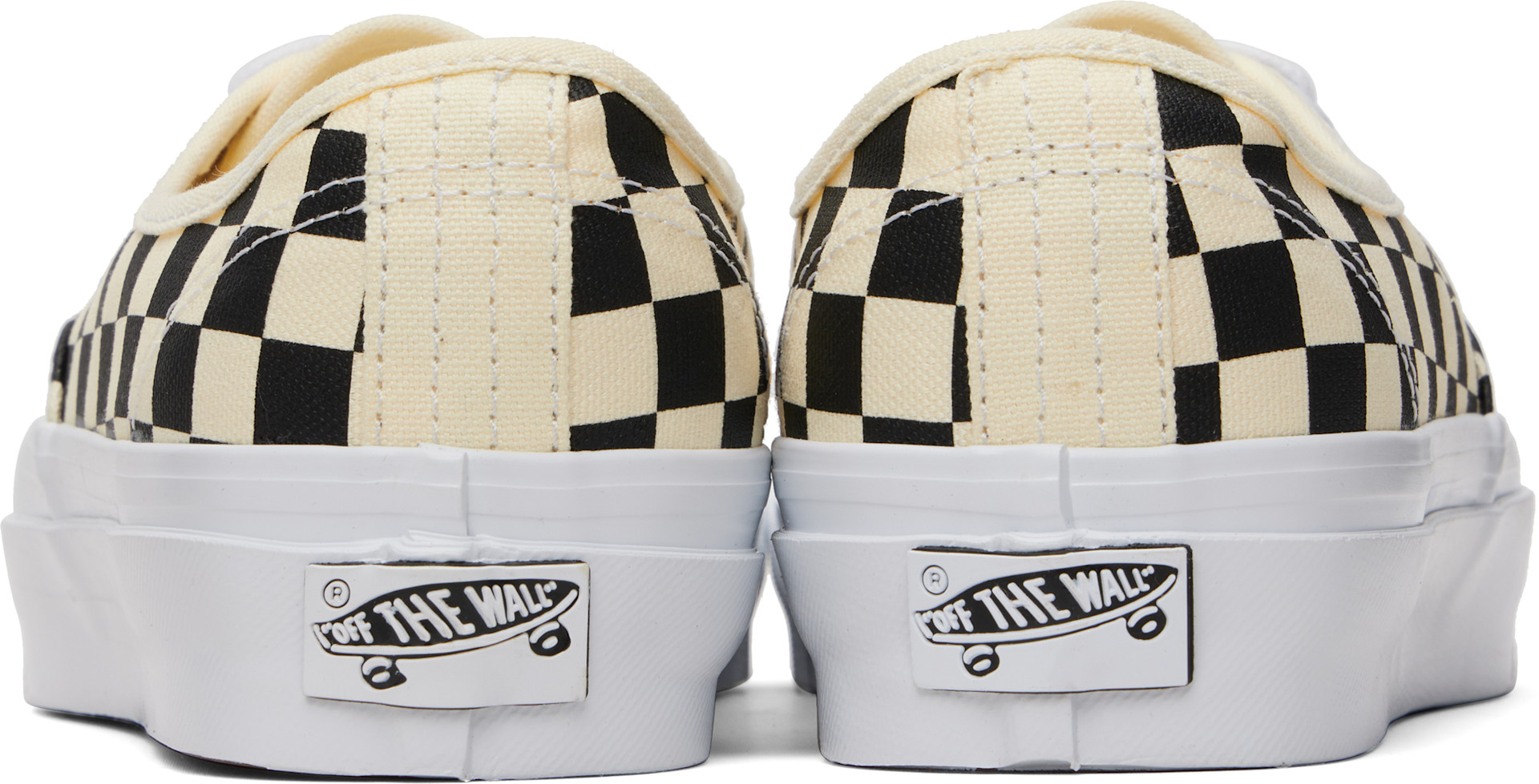 Vans: Off-White & Black LX Authentic Reissue 44 Sneakers | SSENSE