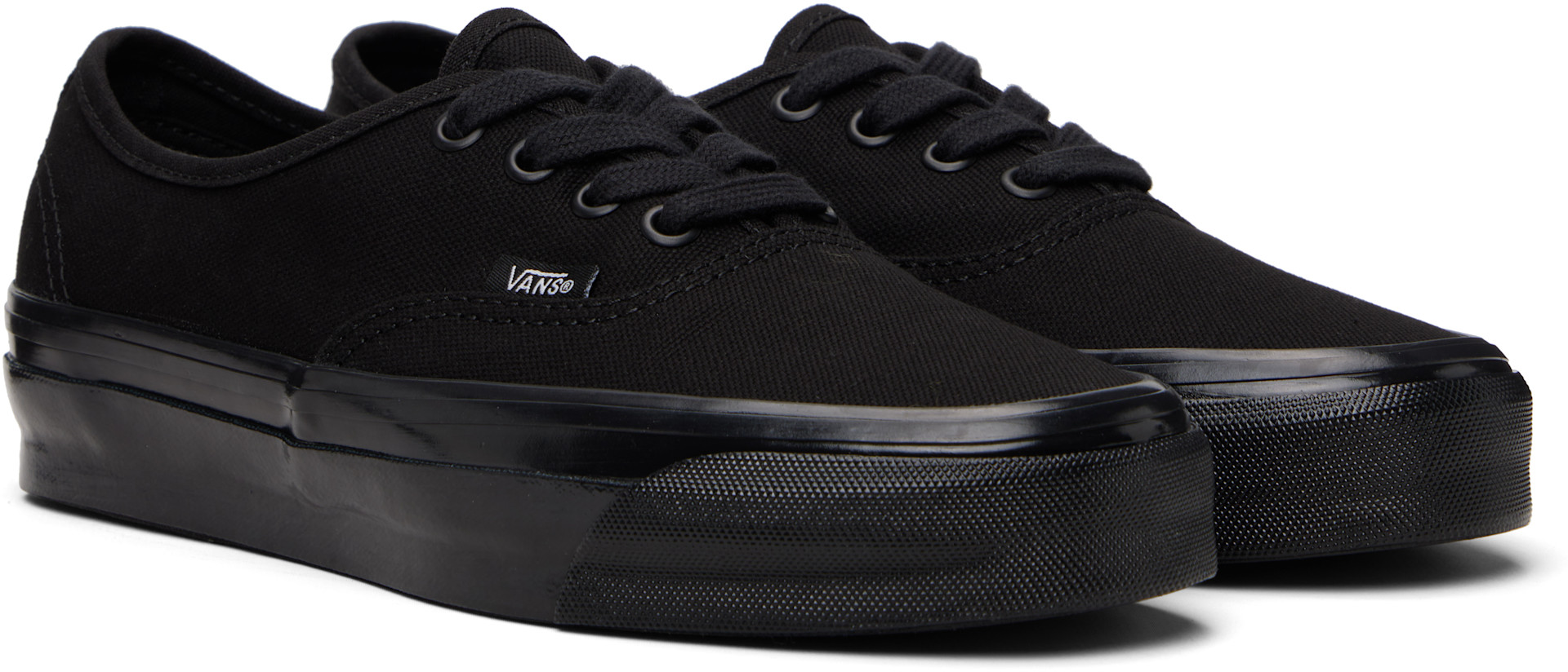 国内完売 新品 27㎝ VANS AUTHENTIC REISSUE 44 黒 Vans: Black LX Authentic Reissue 44 Sneakers | SSENSE