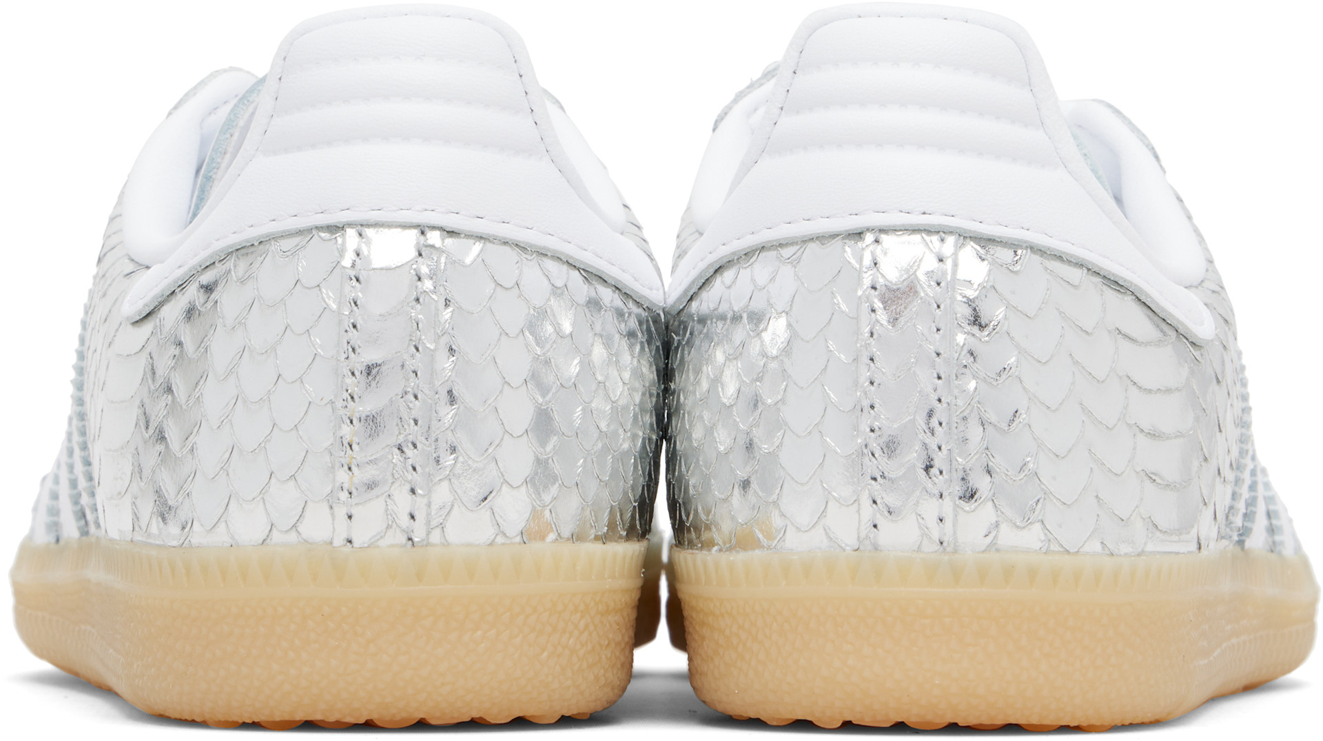adidas Originals - Baskets Samba argentées