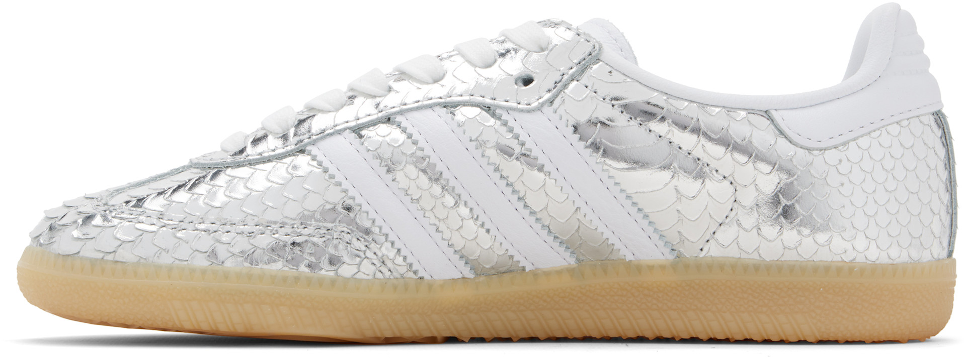 adidas Originals - Baskets Samba argentées