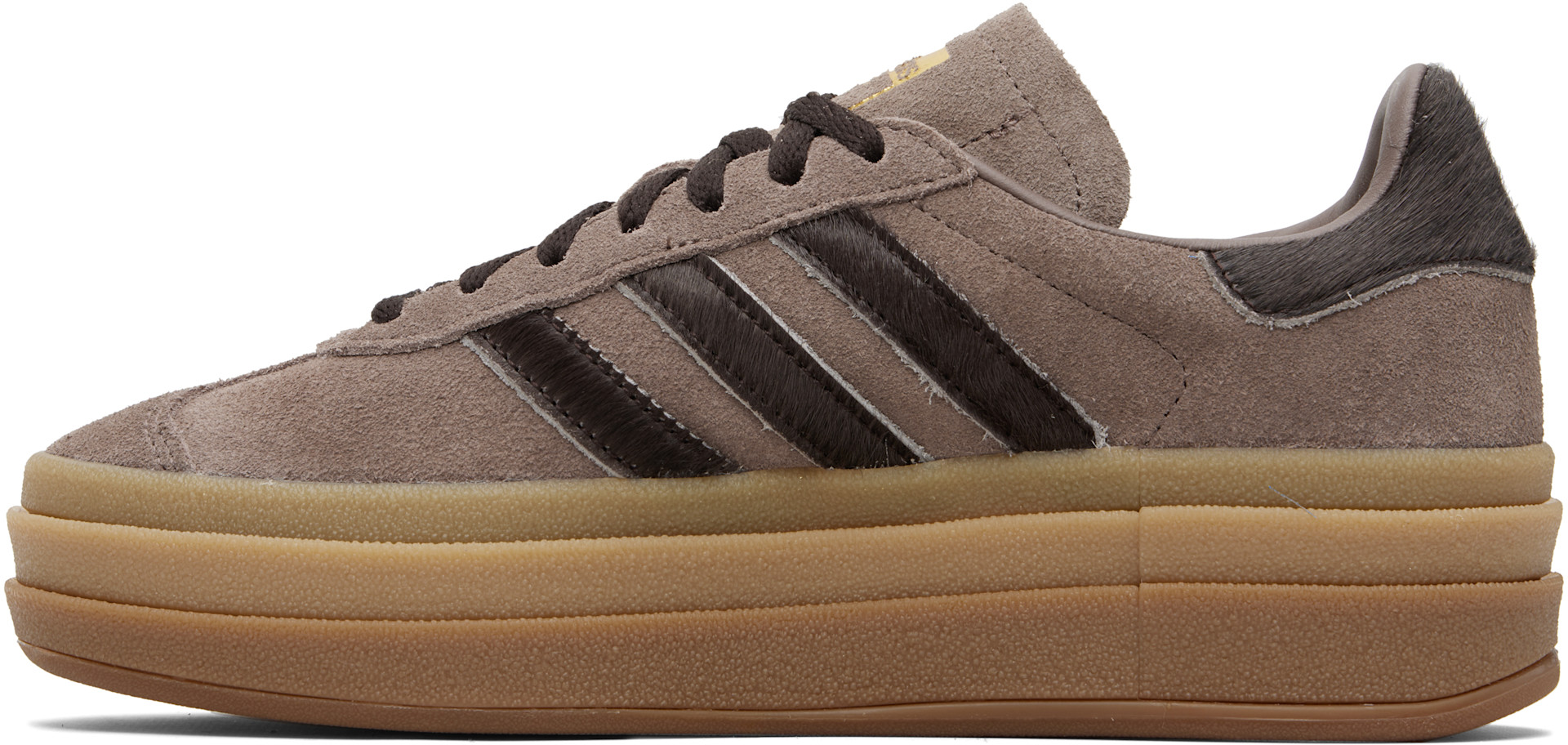 adidas Originals: Brown Gazelle Bold Sneakers | SSENSE