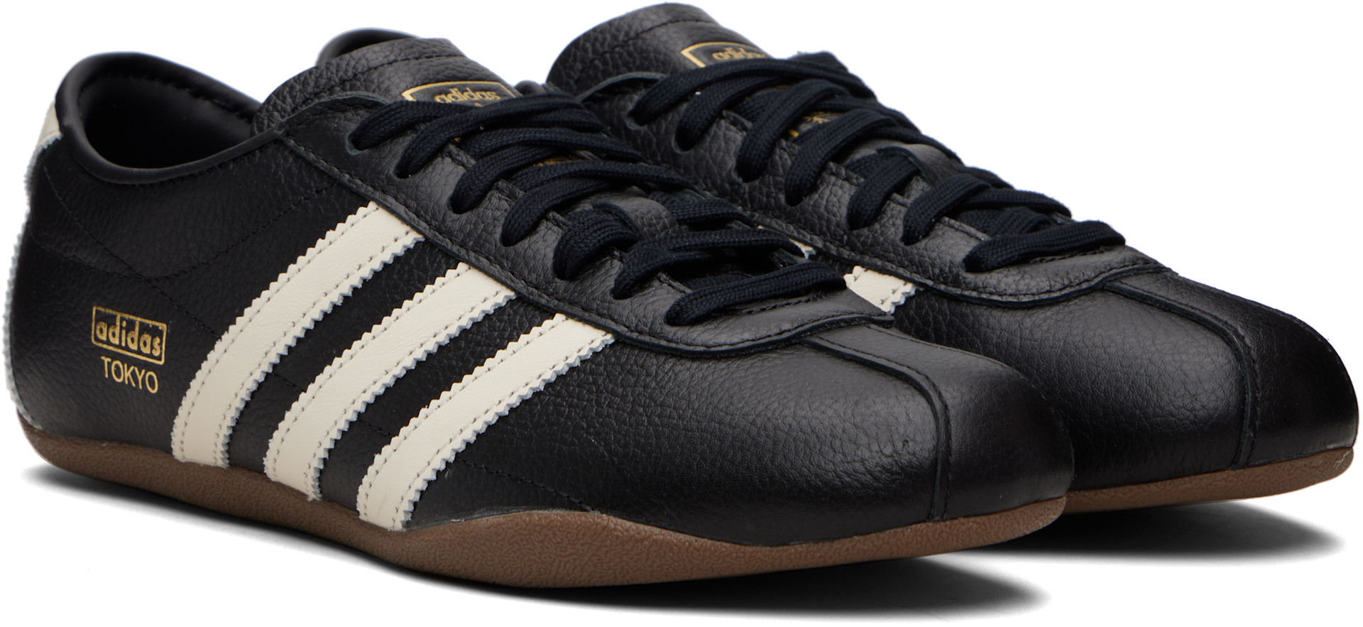 TOKIOブラック adidas Originals: Black Tokyo Sneakers | SSENSE Canada