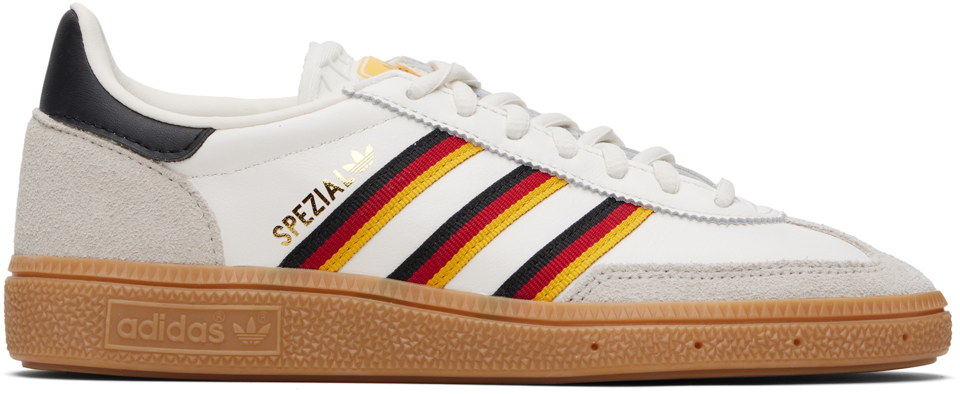 adidas Originals: Off-White Handball Spezial Sneakers | SSENSE