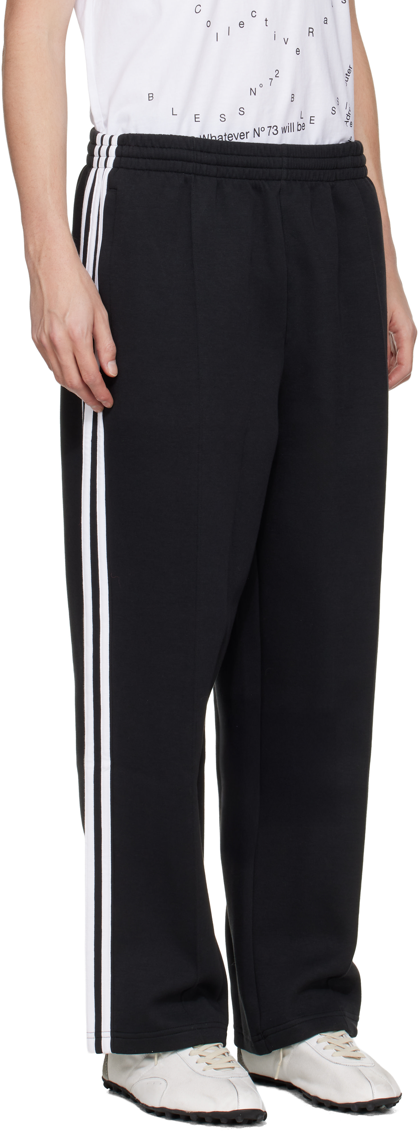 adidas Originals: ブラック Adicolor Spacer バギー スウェットパンツ
